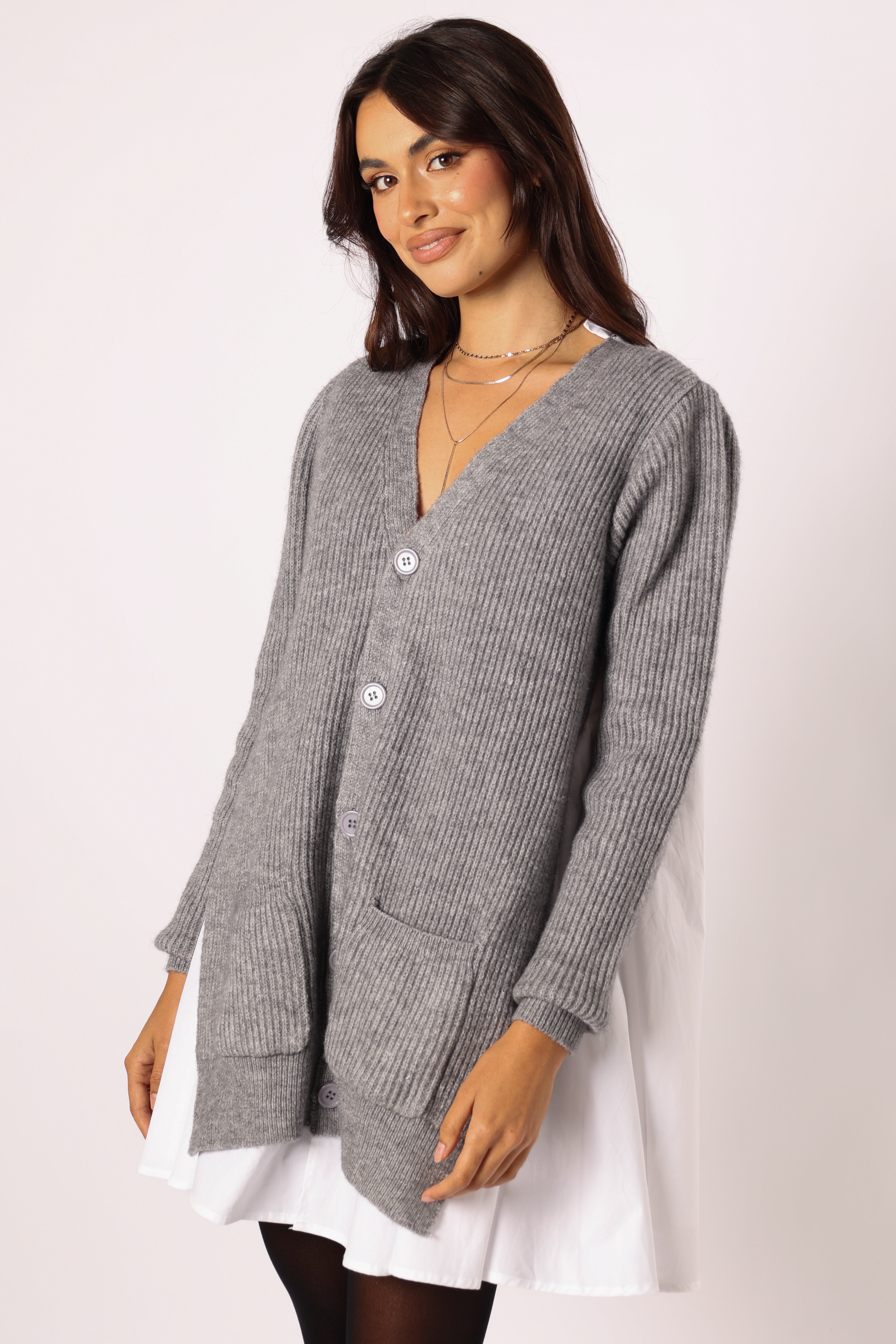 DRESSES Lina Mini Dress - Grey