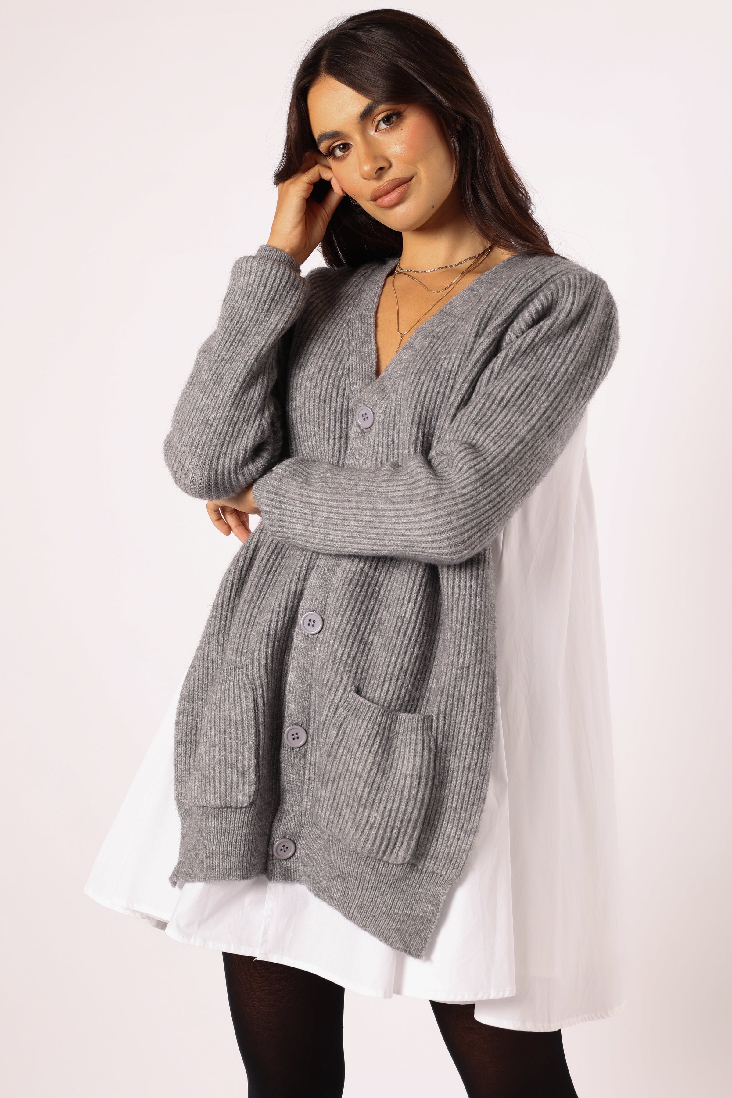 DRESSES Lina Mini Dress - Grey