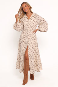 DRESSES Lincoln Long Sleeve Maxi Dress - Floral