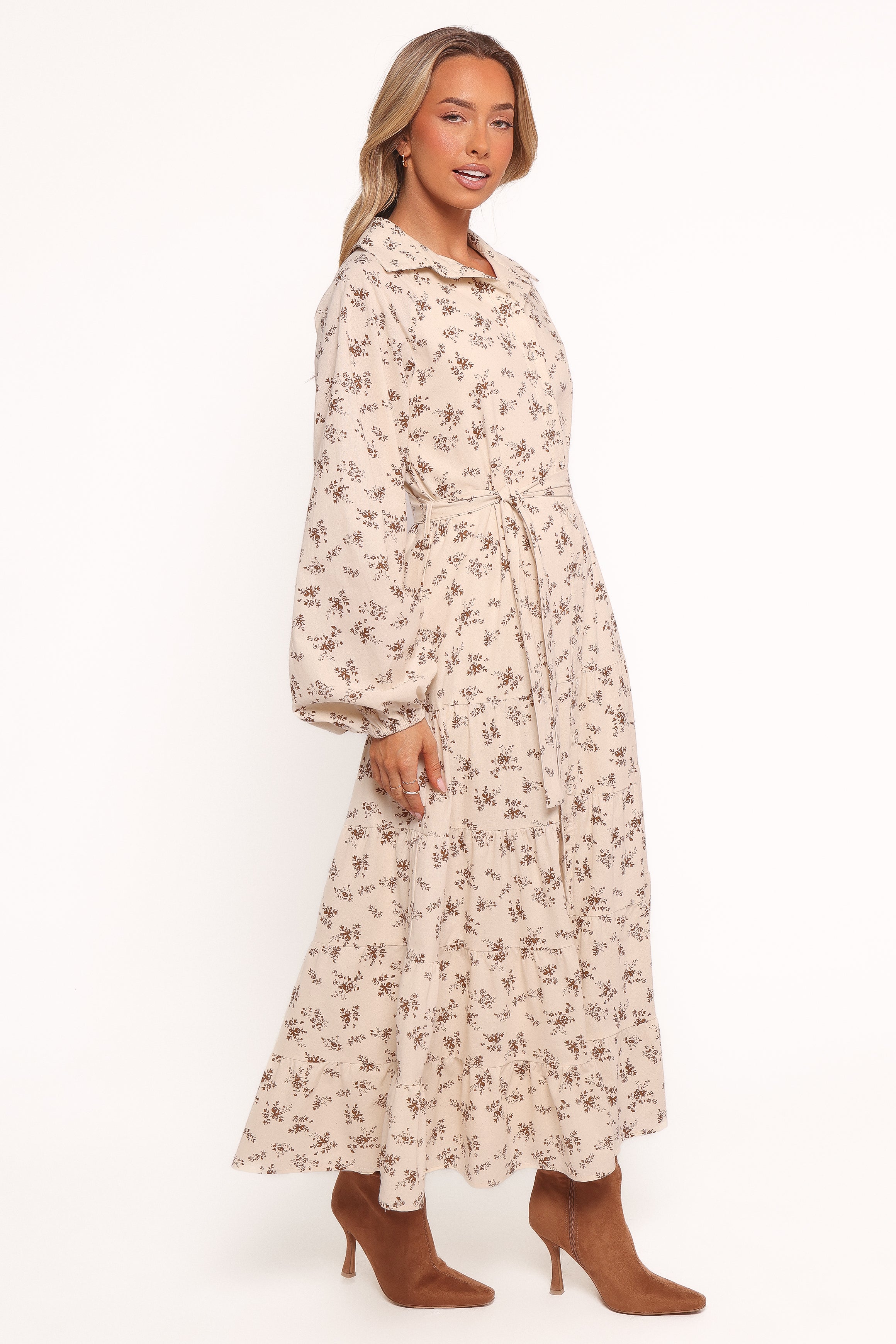 DRESSES Lincoln Long Sleeve Maxi Dress - Floral