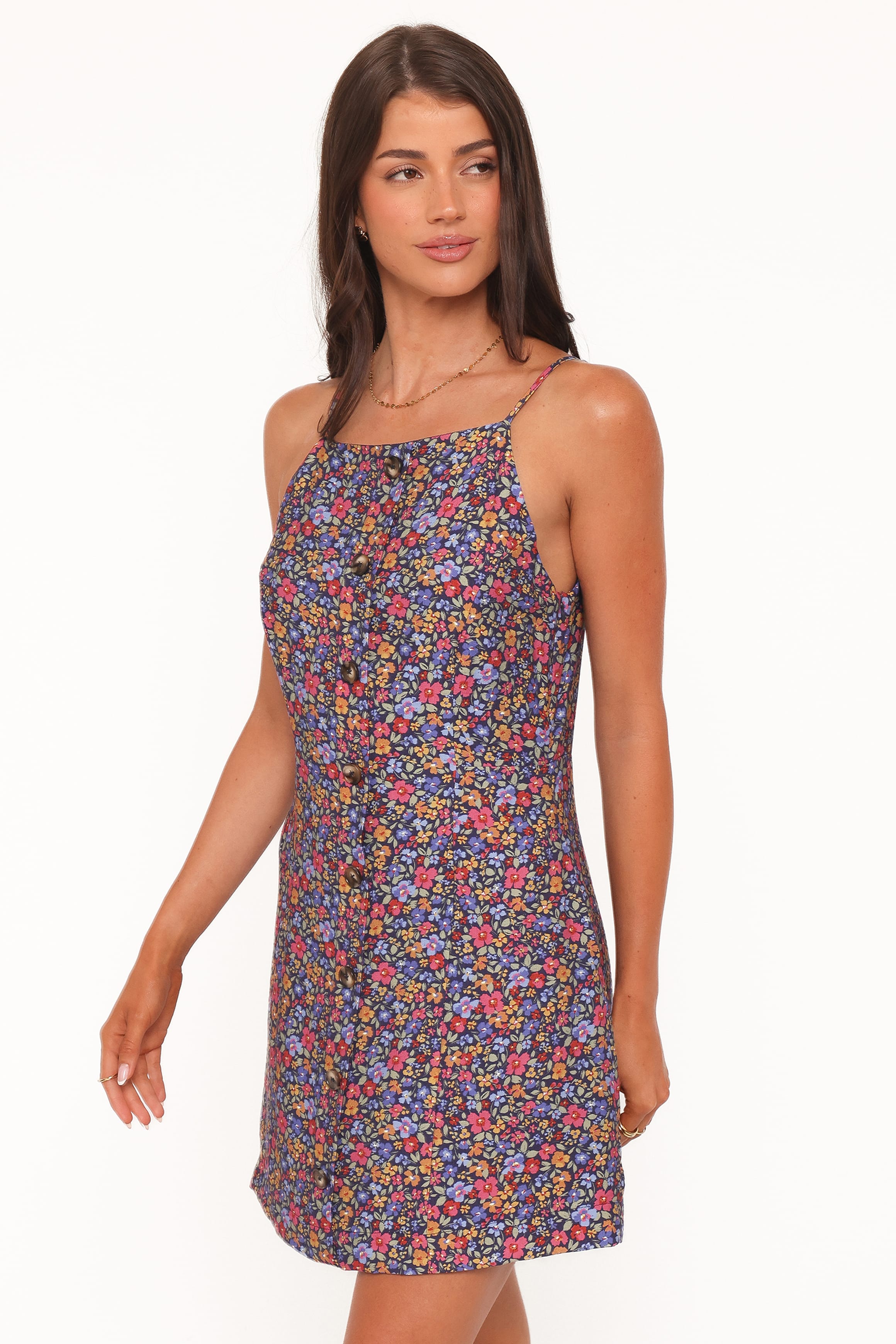 DRESSES Lindsay Mini Dress - Blue Denim Ditsy