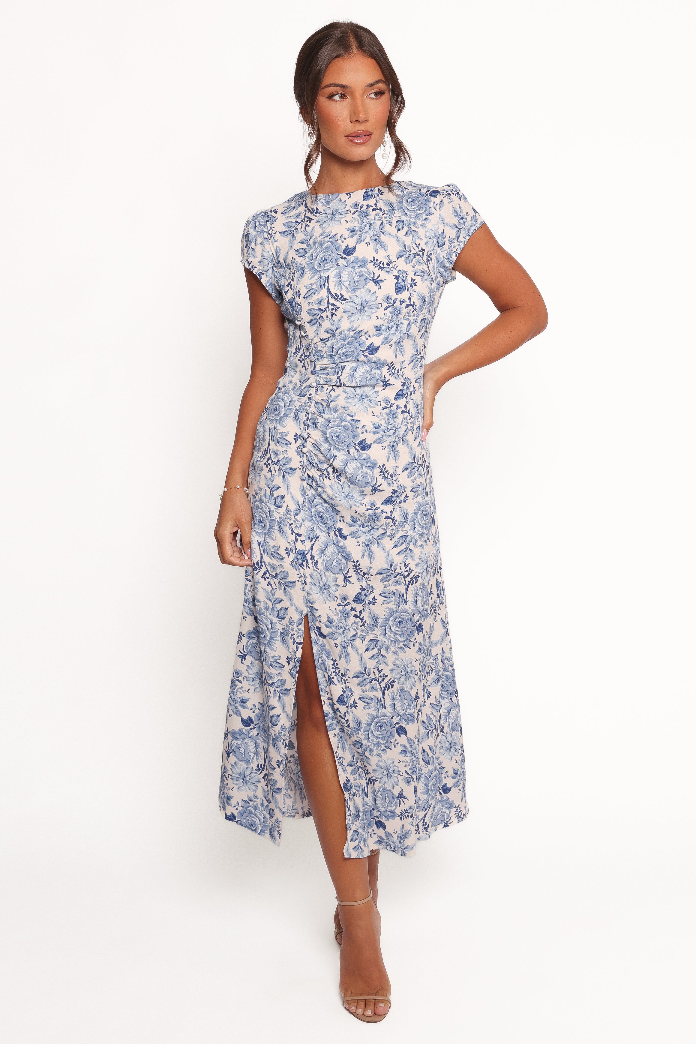 DRESSES Lisbeth Midi Dress - Blue Floral