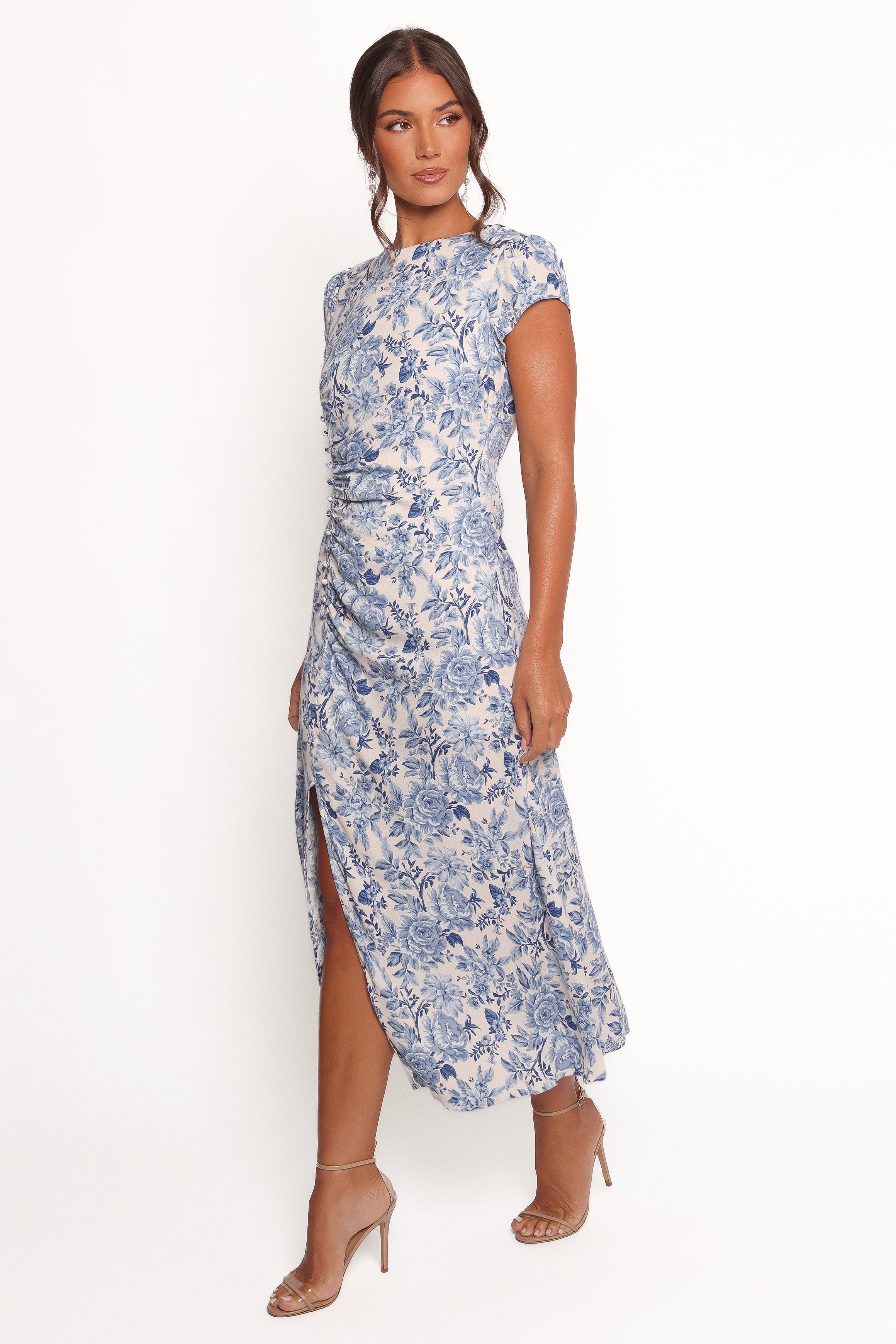 DRESSES Lisbeth Midi Dress - Blue Floral