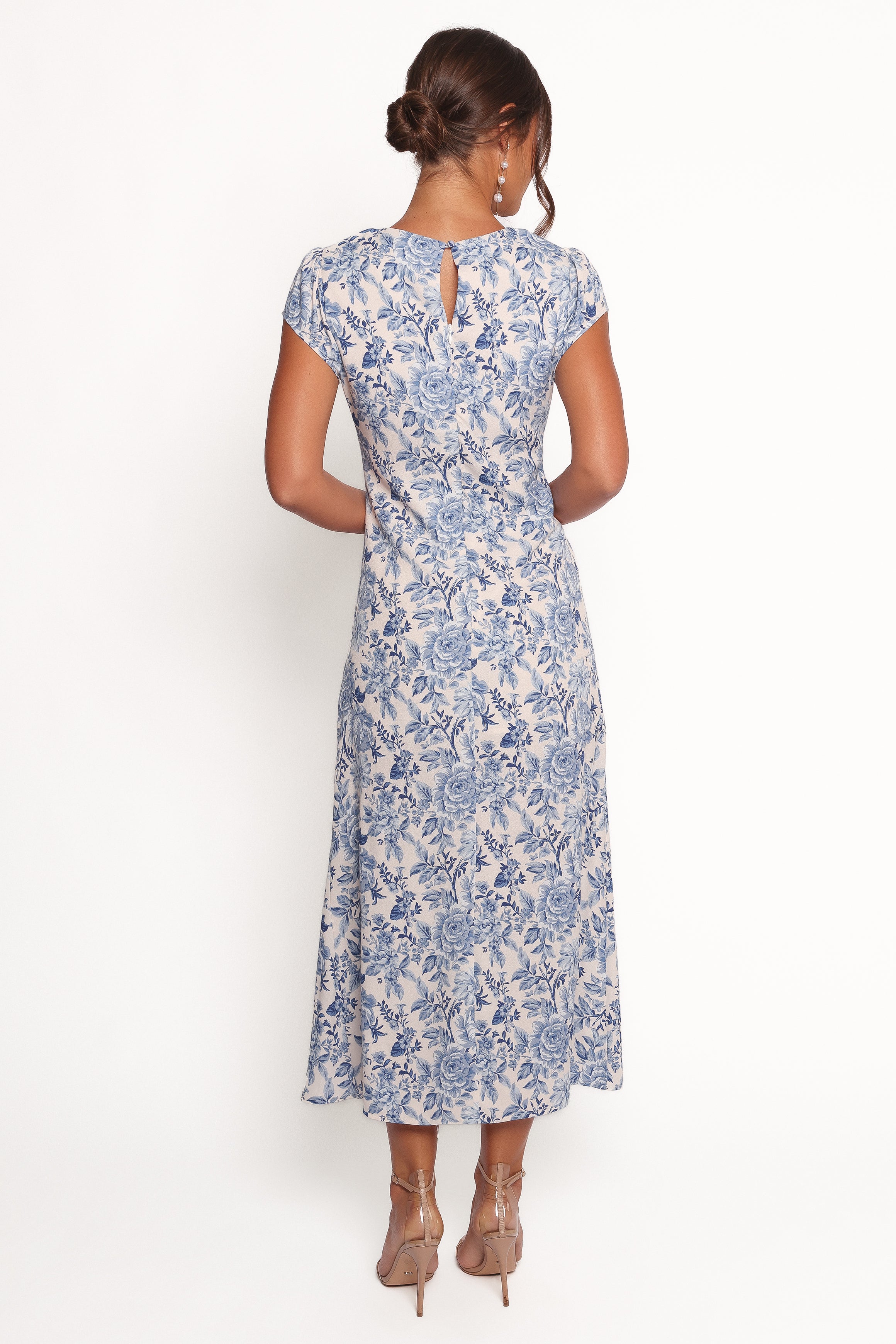 DRESSES Lisbeth Midi Dress - Blue Floral