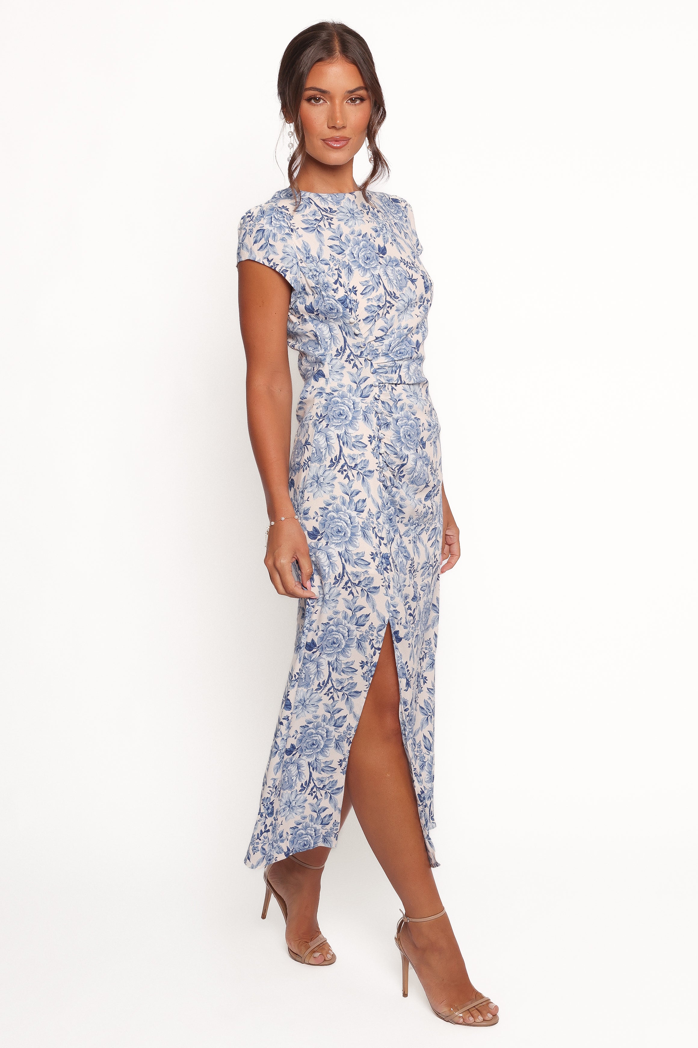 DRESSES Lisbeth Midi Dress - Blue Floral