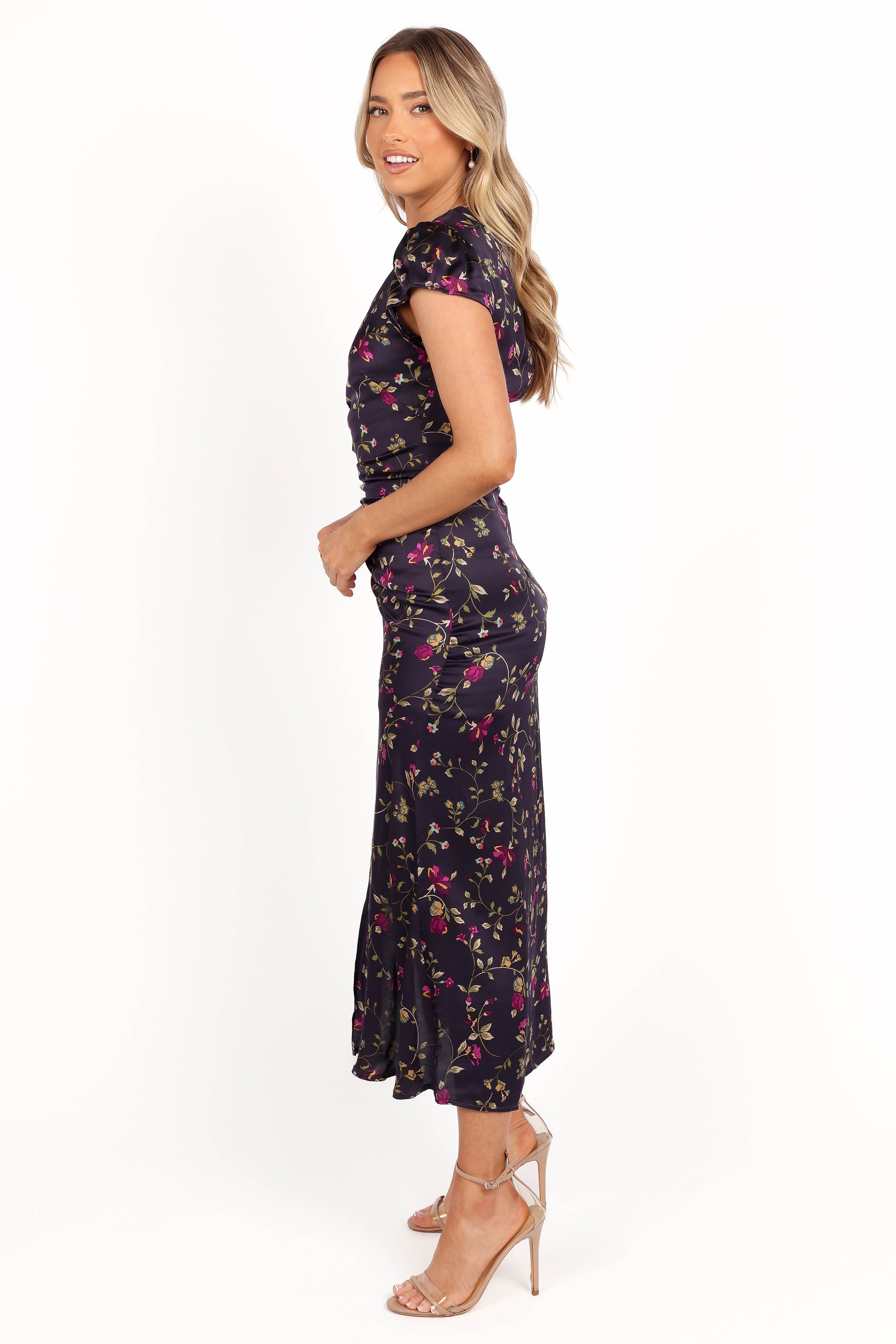 DRESSES Lisbeth Midi Dress - Midnight Floral