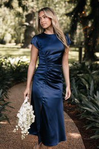 DRESSES Lisbeth Midi Dress - Navy