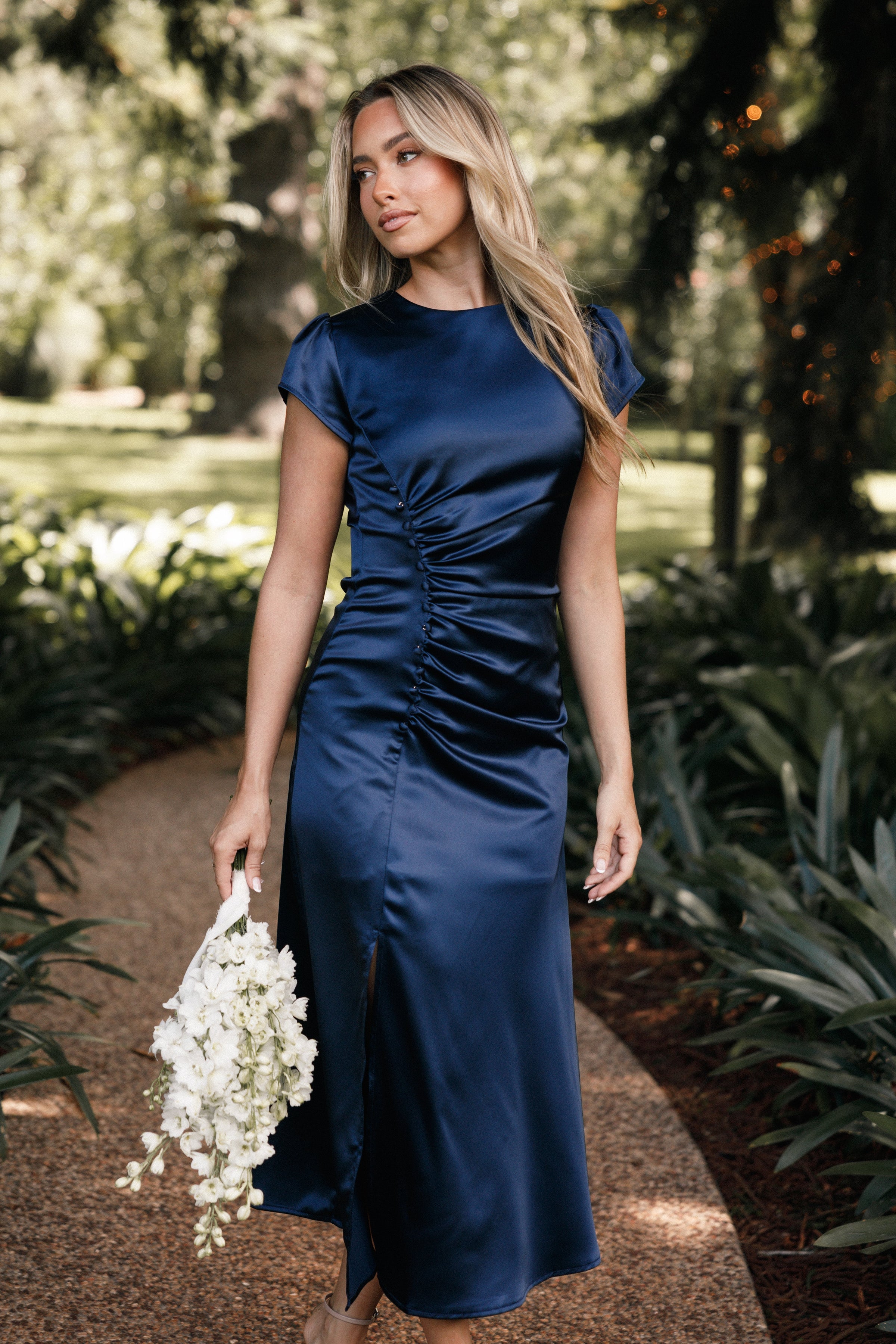 DRESSES Lisbeth Midi Dress - Navy