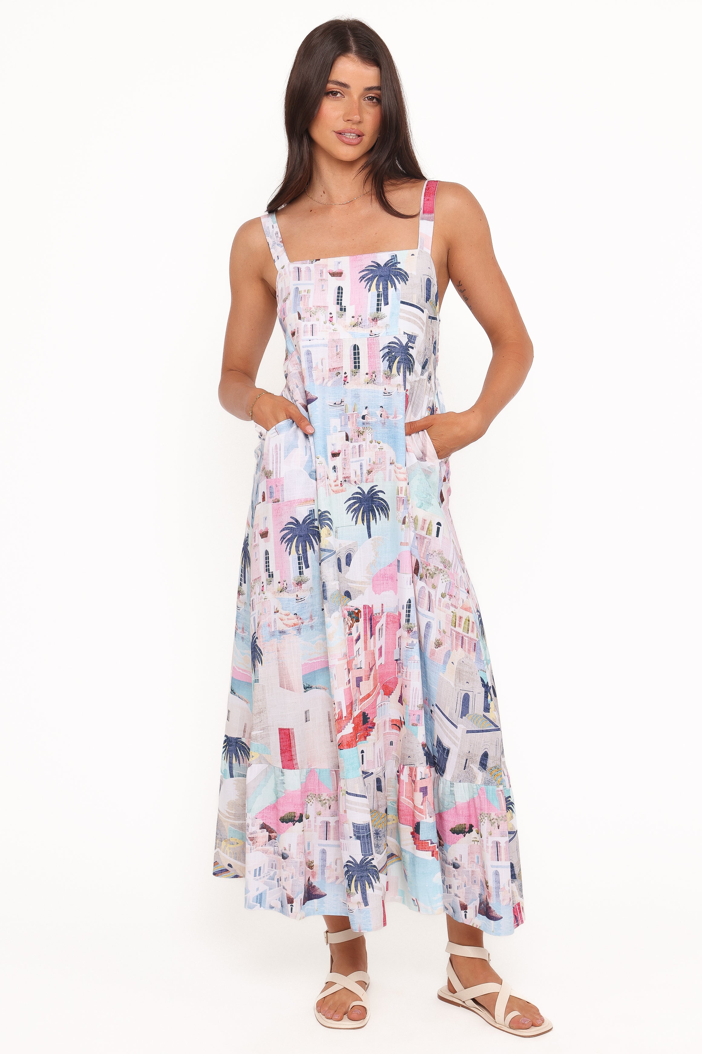 DRESSES Litiana Maxi Dress - Sunny Santorini