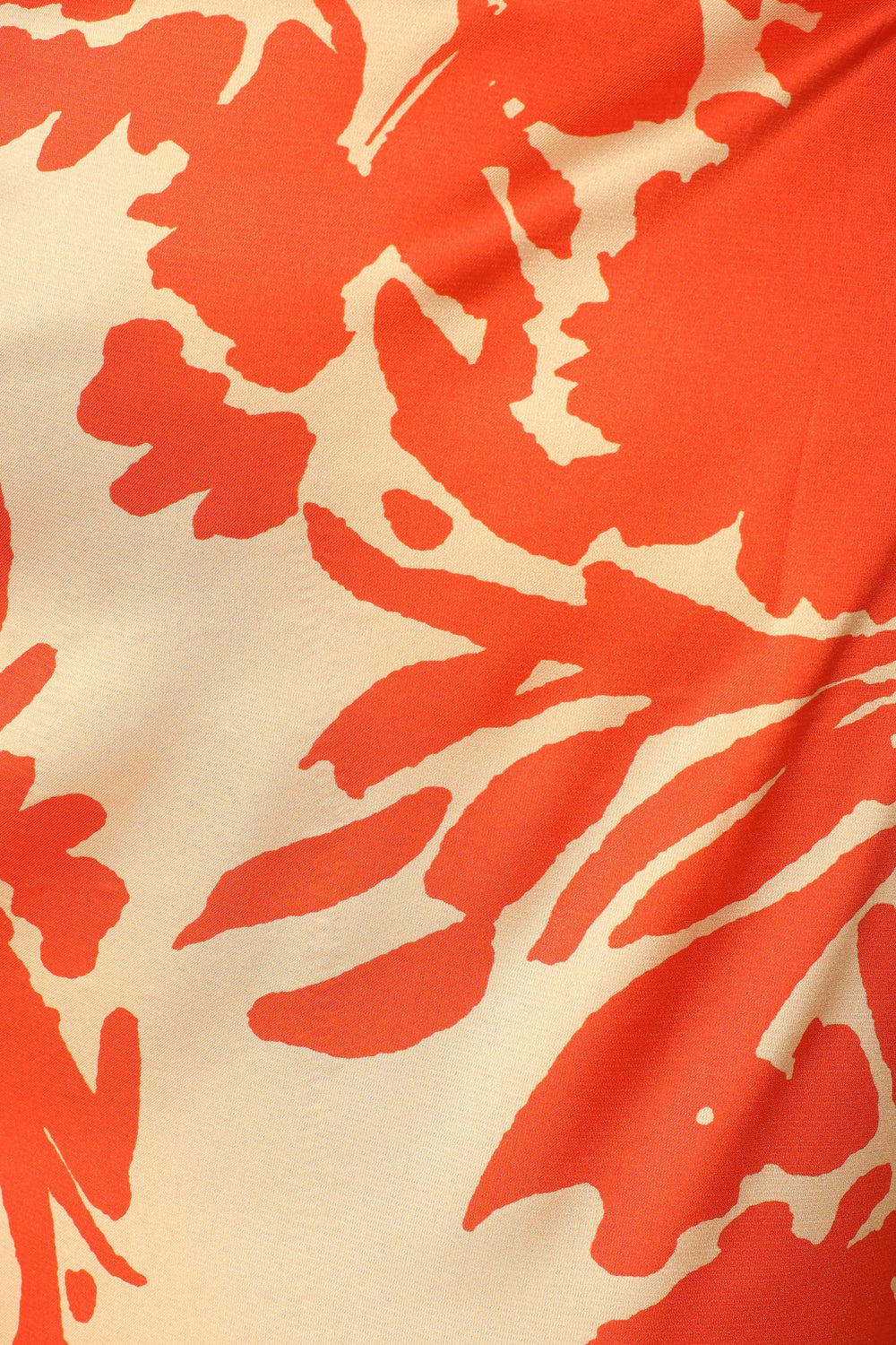 DRESSES @Loc Strapless Midi Dress - Orange Floral