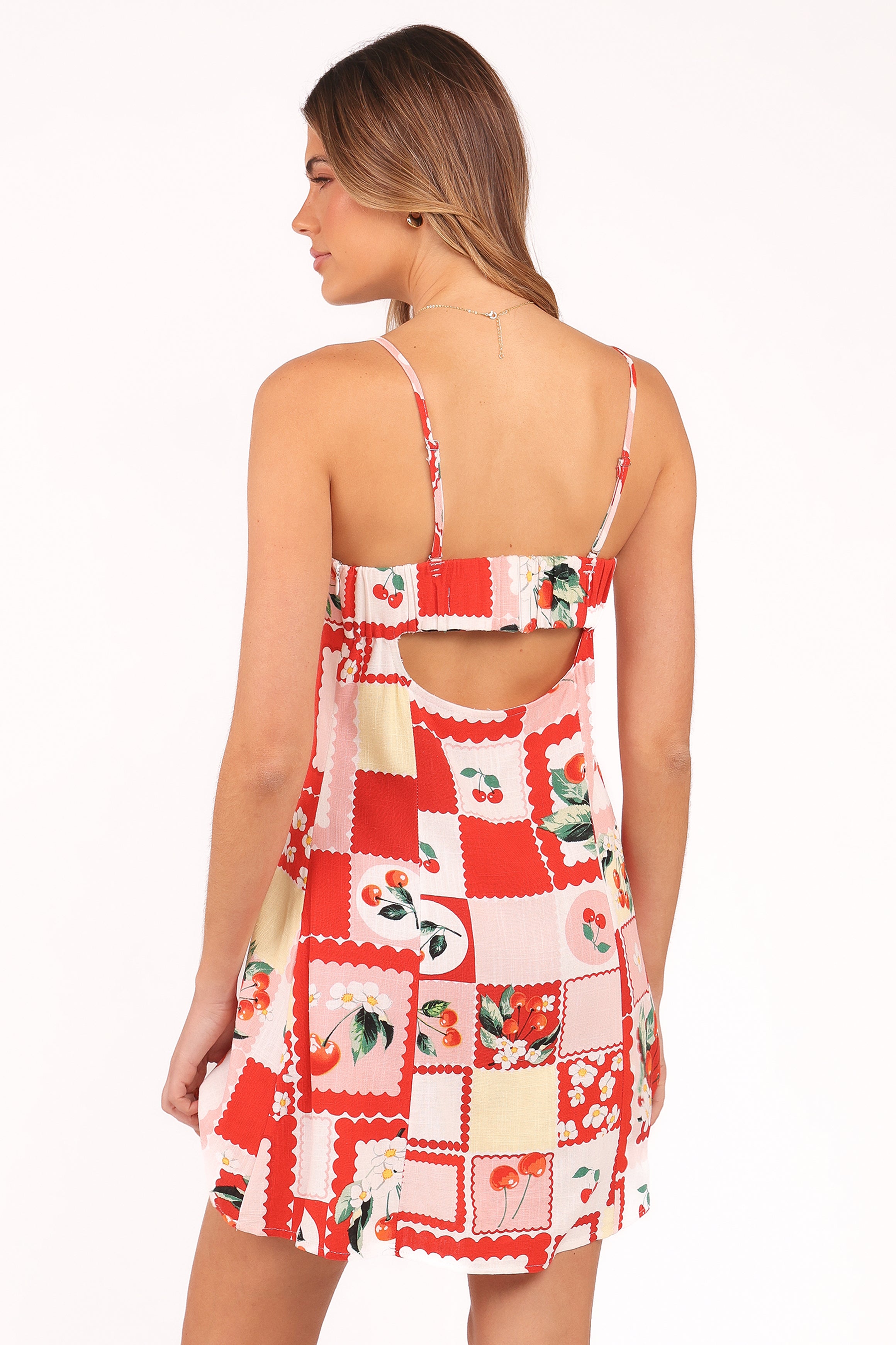 DRESSES @Loredana Mini Dress - Cherry