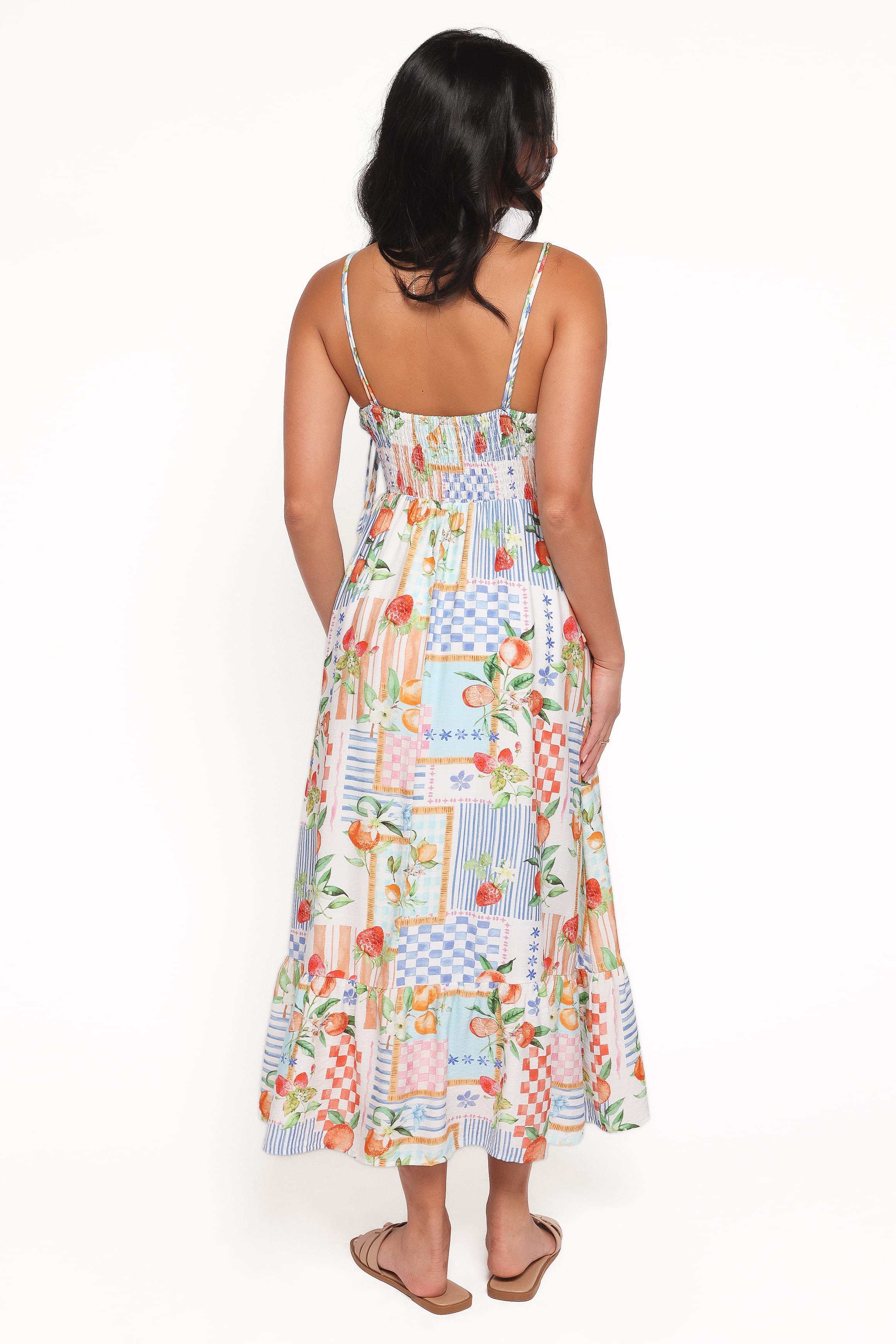 DRESSES Loreen Midi Dress - Fruit Print