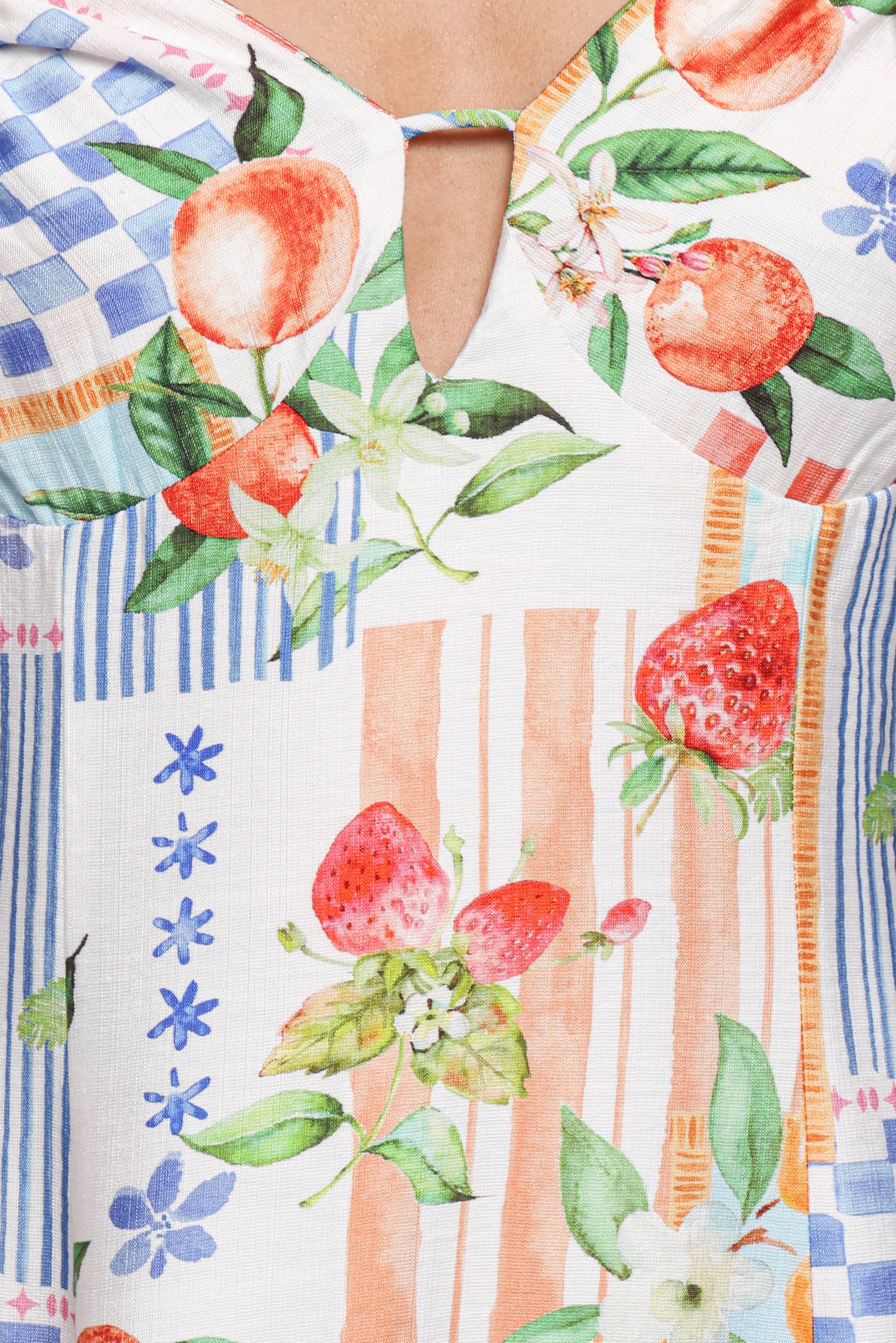 DRESSES Loreen Midi Dress - Fruit Print