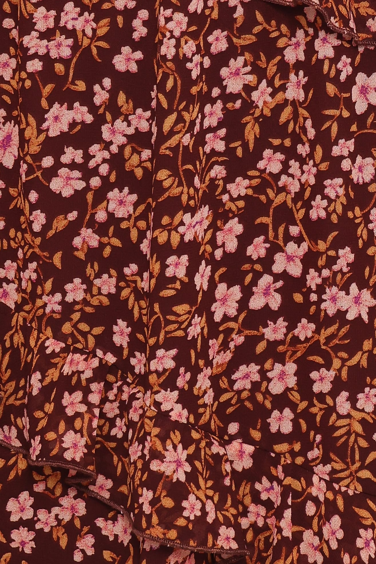 DRESSES Lorrie Maxi Dress - Brown Ditsy Floral
