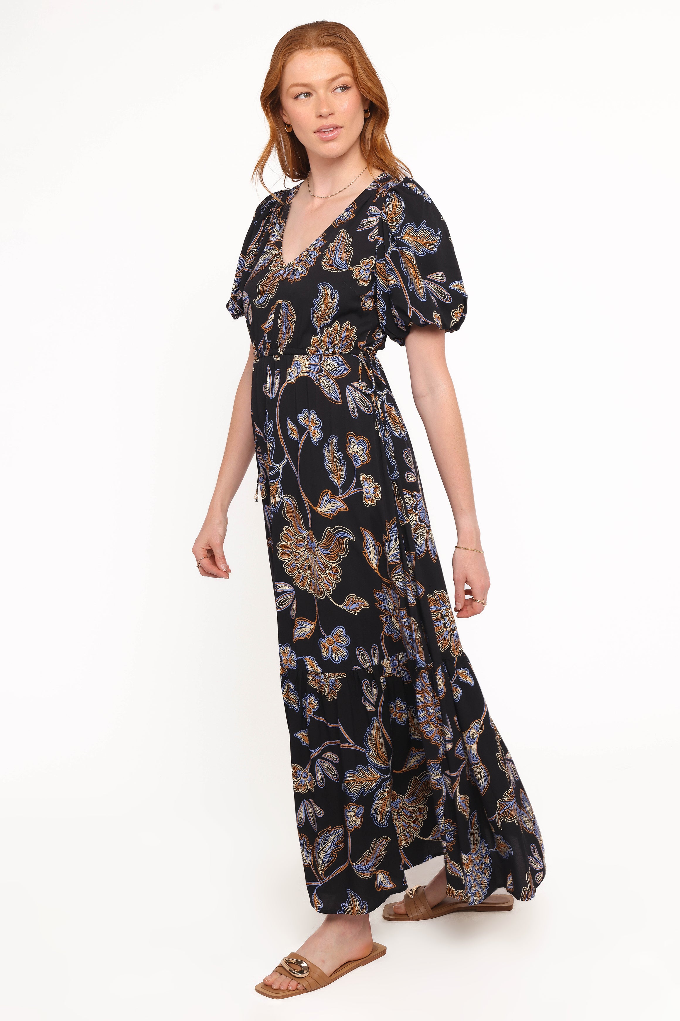 DRESSES Loveen Maxi Dress - Black Floral