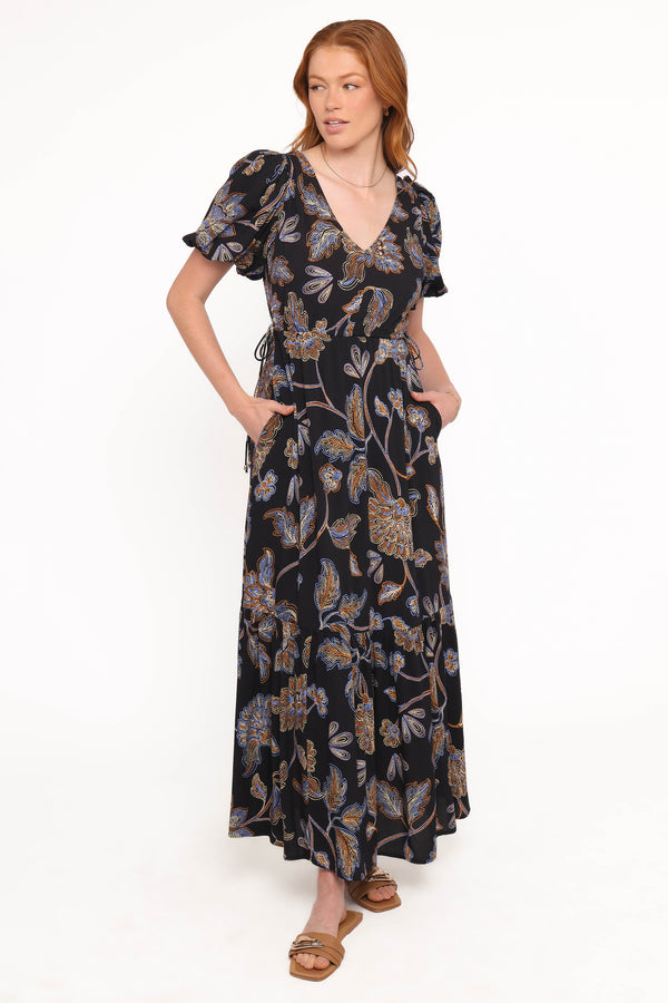 DRESSES Loveen Maxi Dress - Black Floral