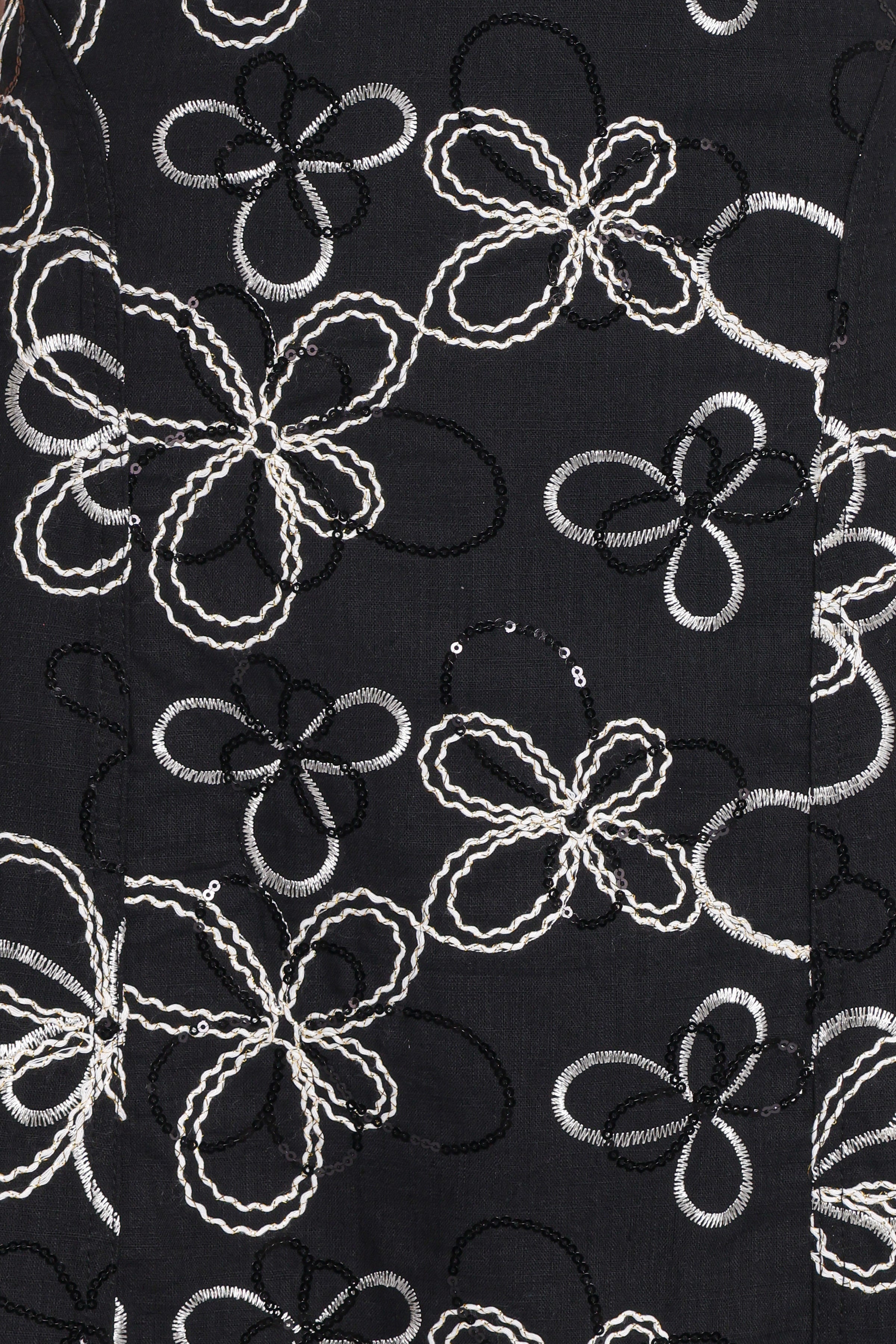 DRESSES Loven Midi Dress - Black/White