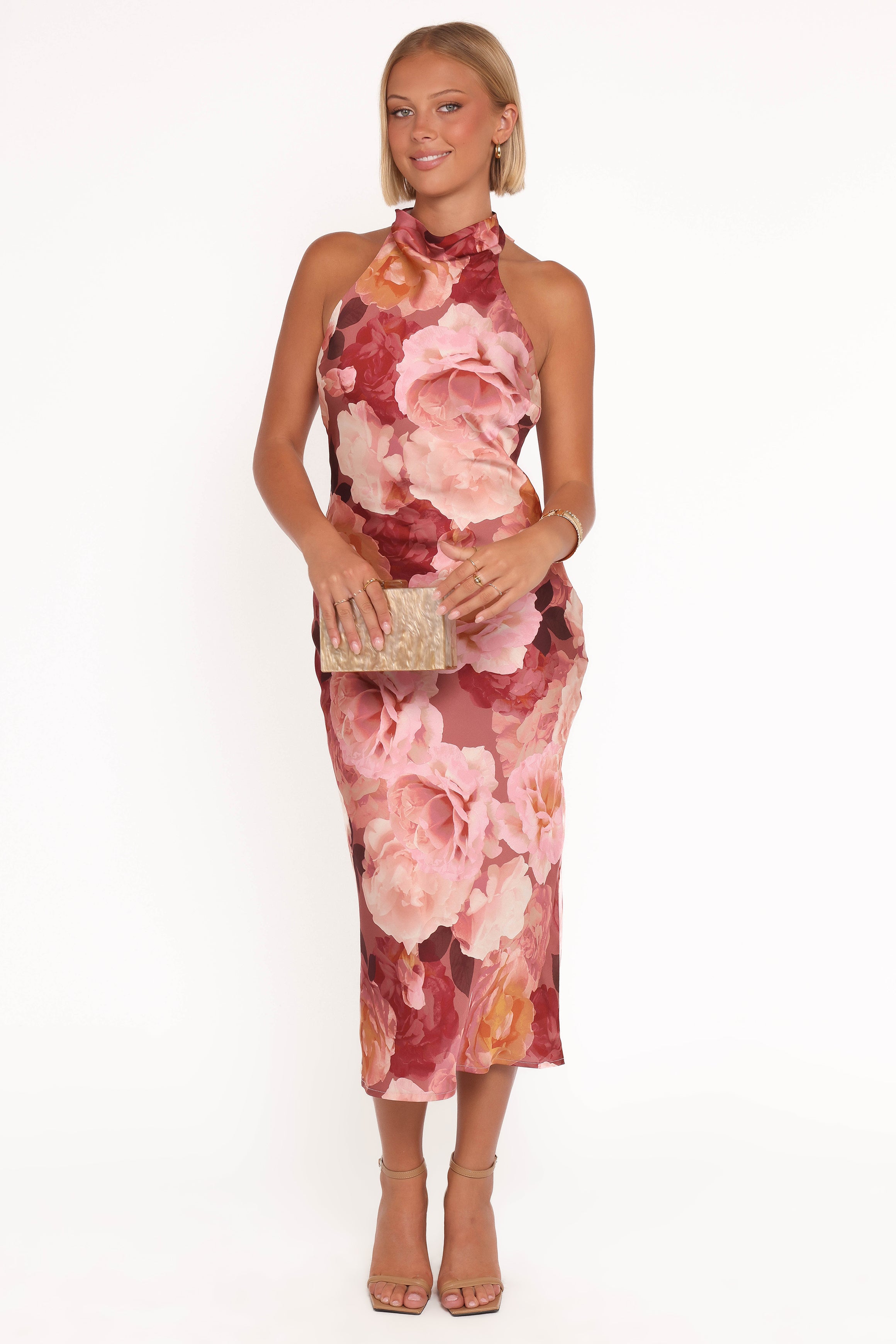 DRESSES Lovett Maxi Halter Dress - Botanical Garden