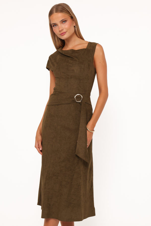 DRESSES Lovlin Maxi Dress - Olive