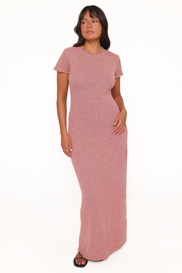 DRESSES Lowell Knit Maxi Dress - Brick Red