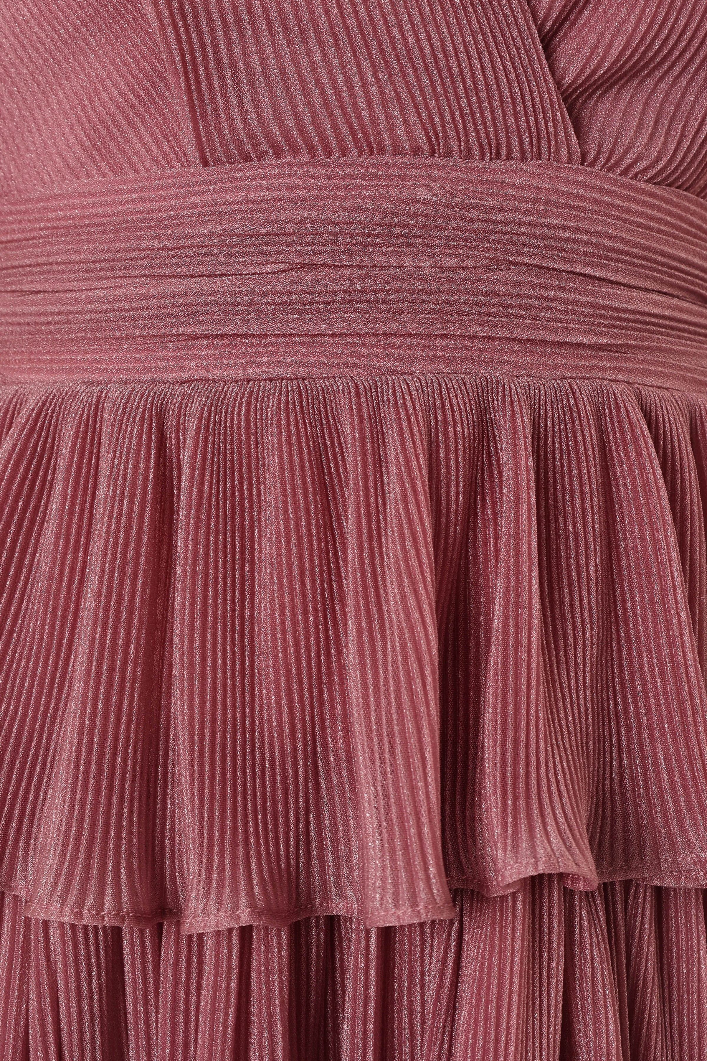 DRESSES @Lue Tiered Mini Dress - Dusty Purple