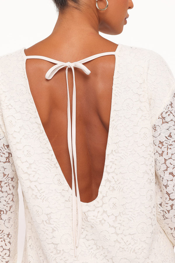 DRESSES Lula Mini Dress - Cream Lace