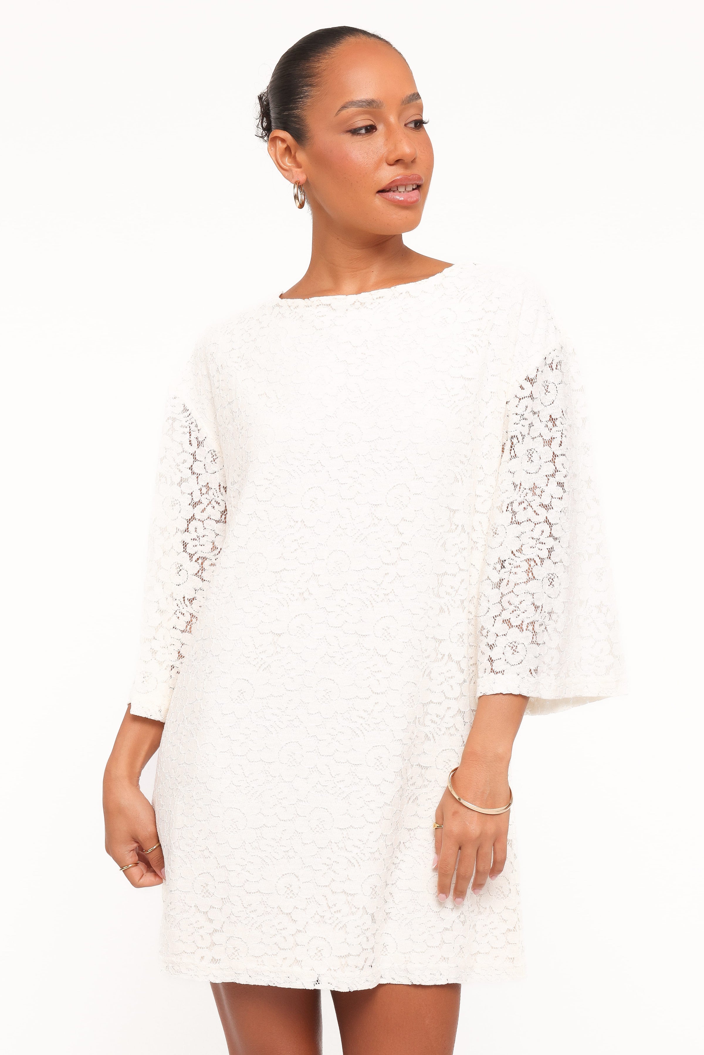 DRESSES Lula Mini Dress - Cream Lace