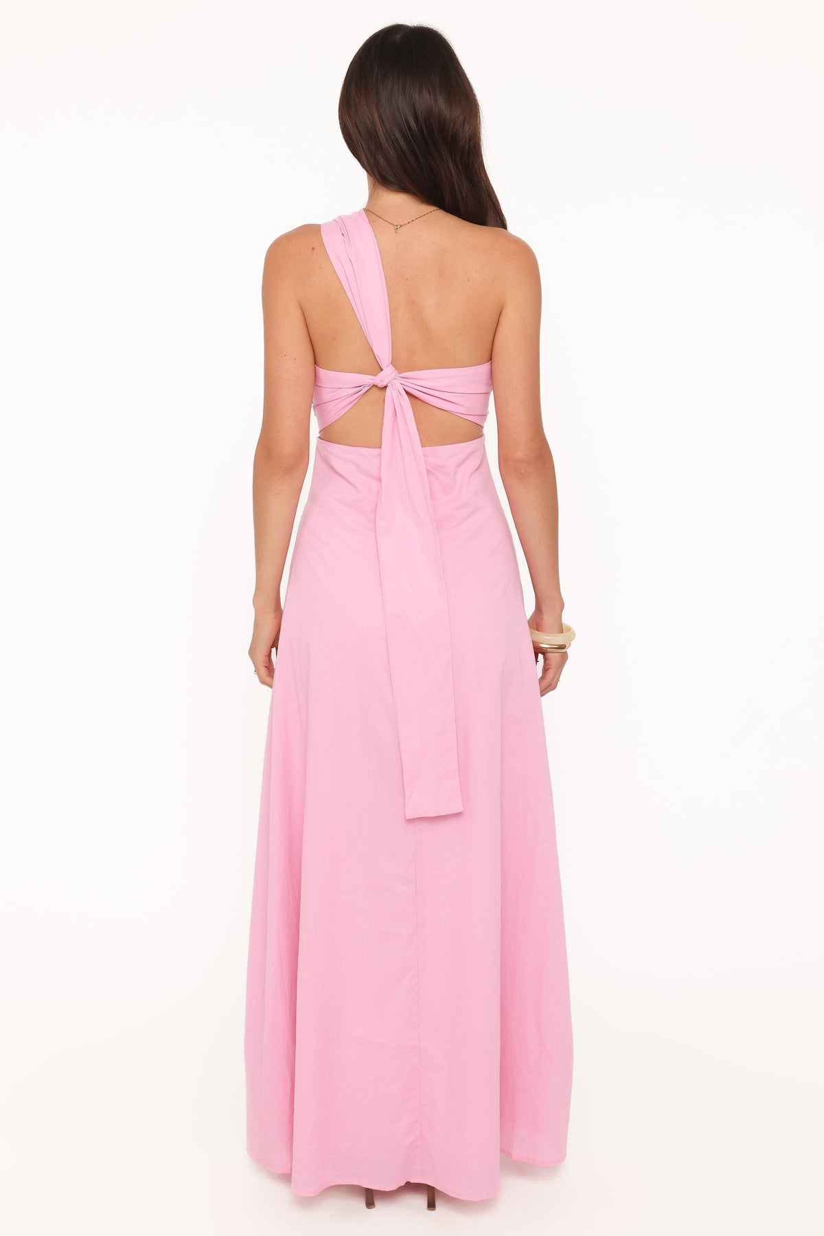 DRESSES Luna One Shoulder Maxi Dress - Pink