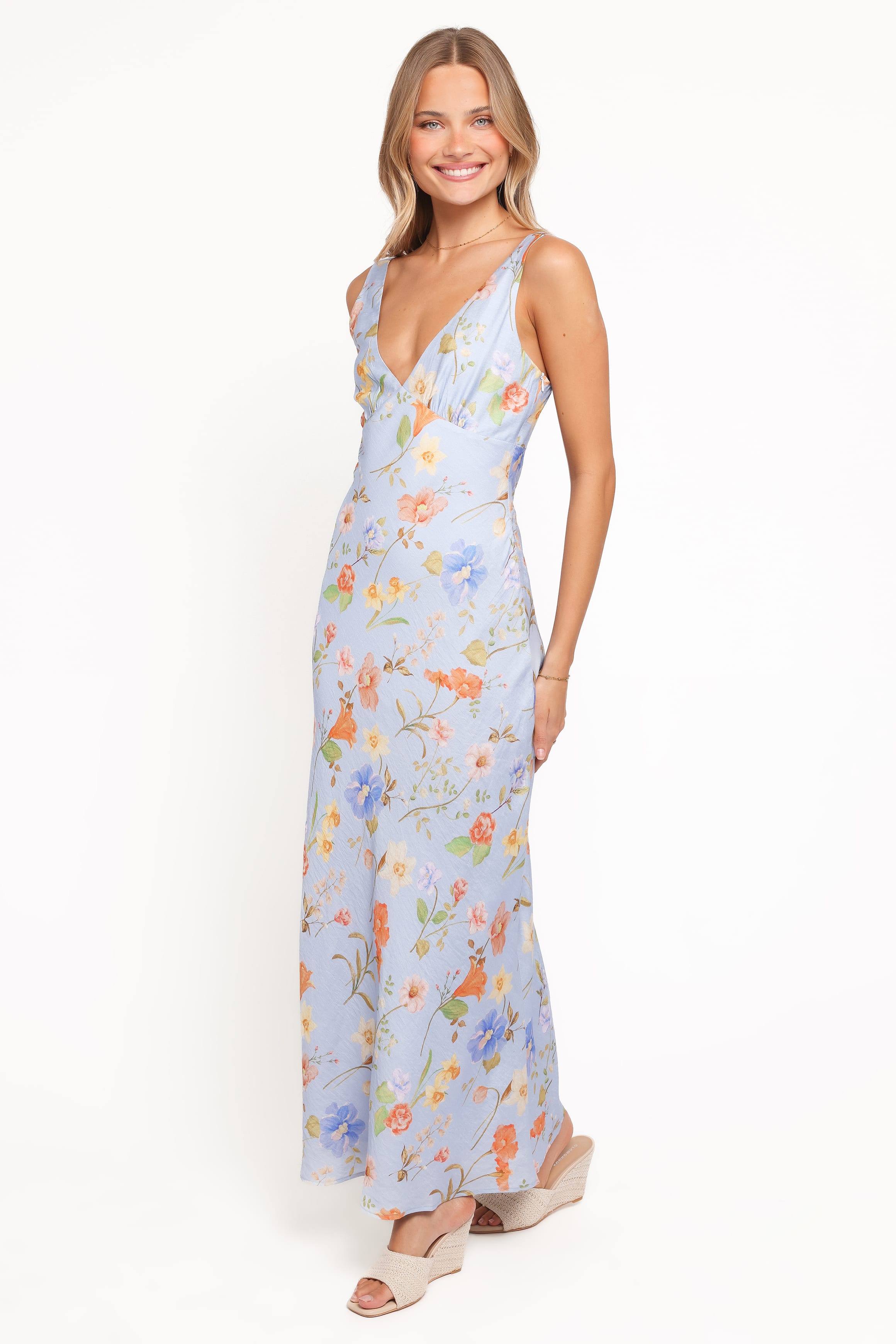 DRESSES Lunaria Maxi Dress - Blue Floral