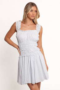 DRESSES Lune Mini Dress - Blue Stripe