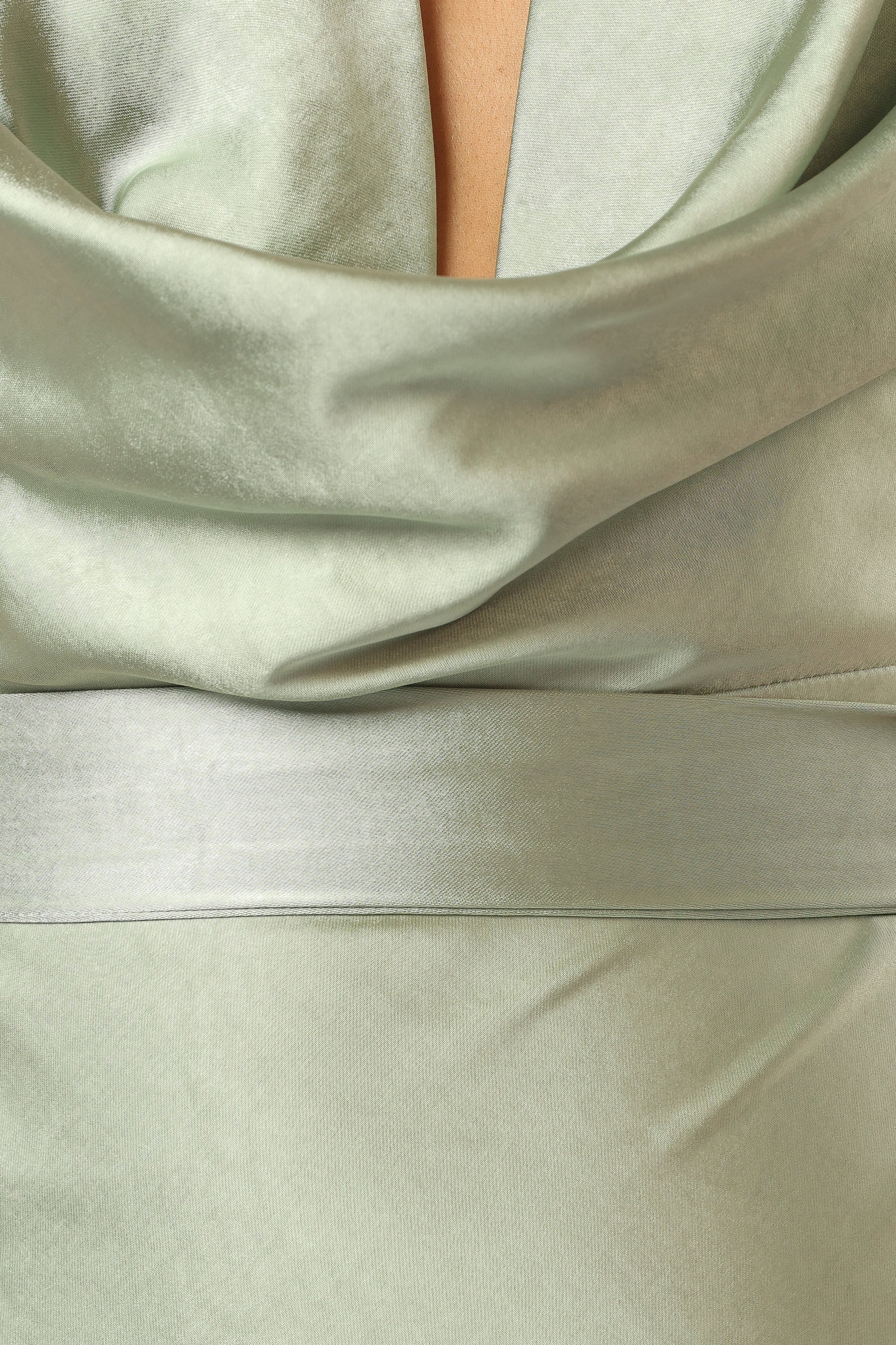 DRESSES @Lynda Halterneck Maxi Dress - Sage