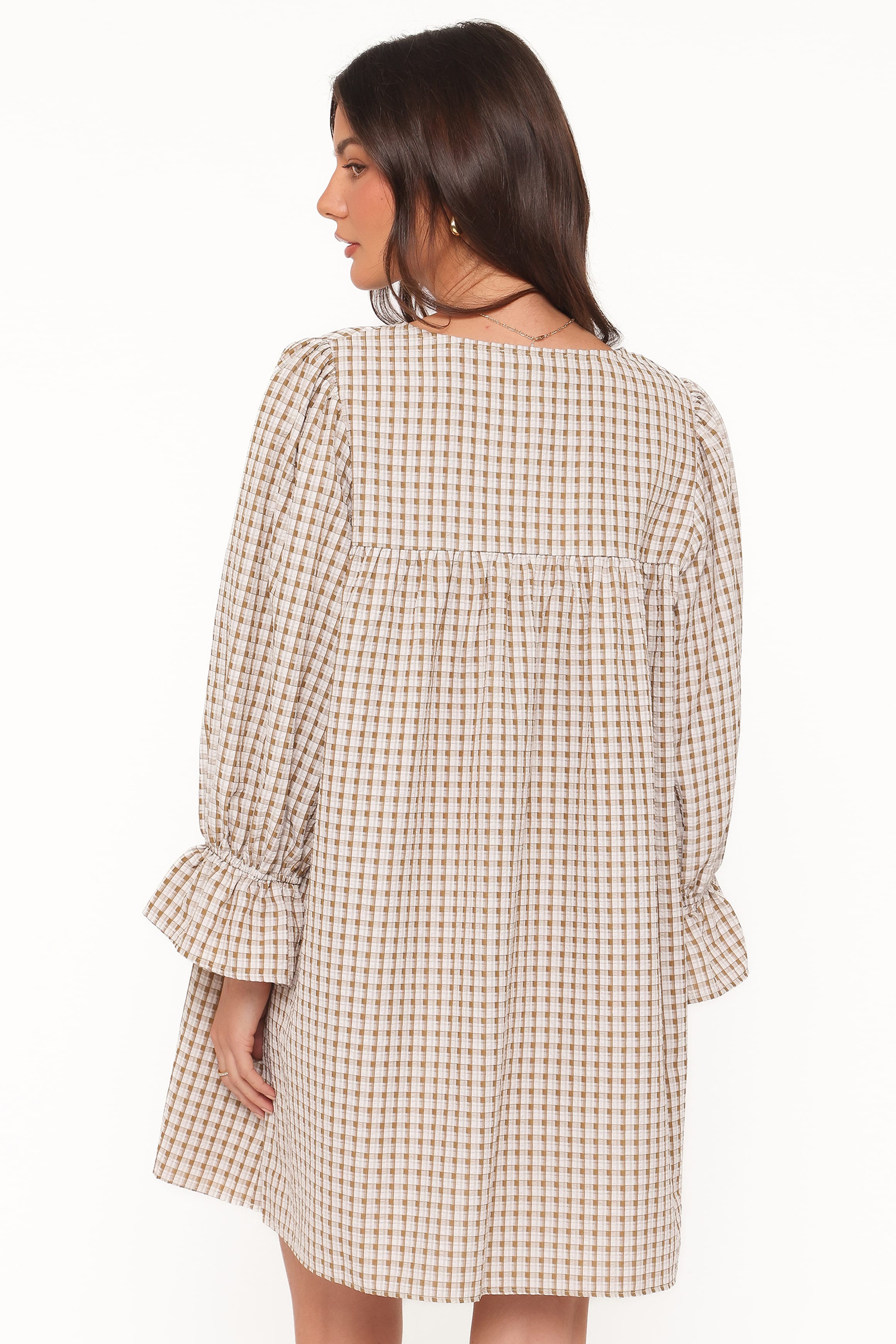 DRESSES Lynden Mini Dress - Green Gingham