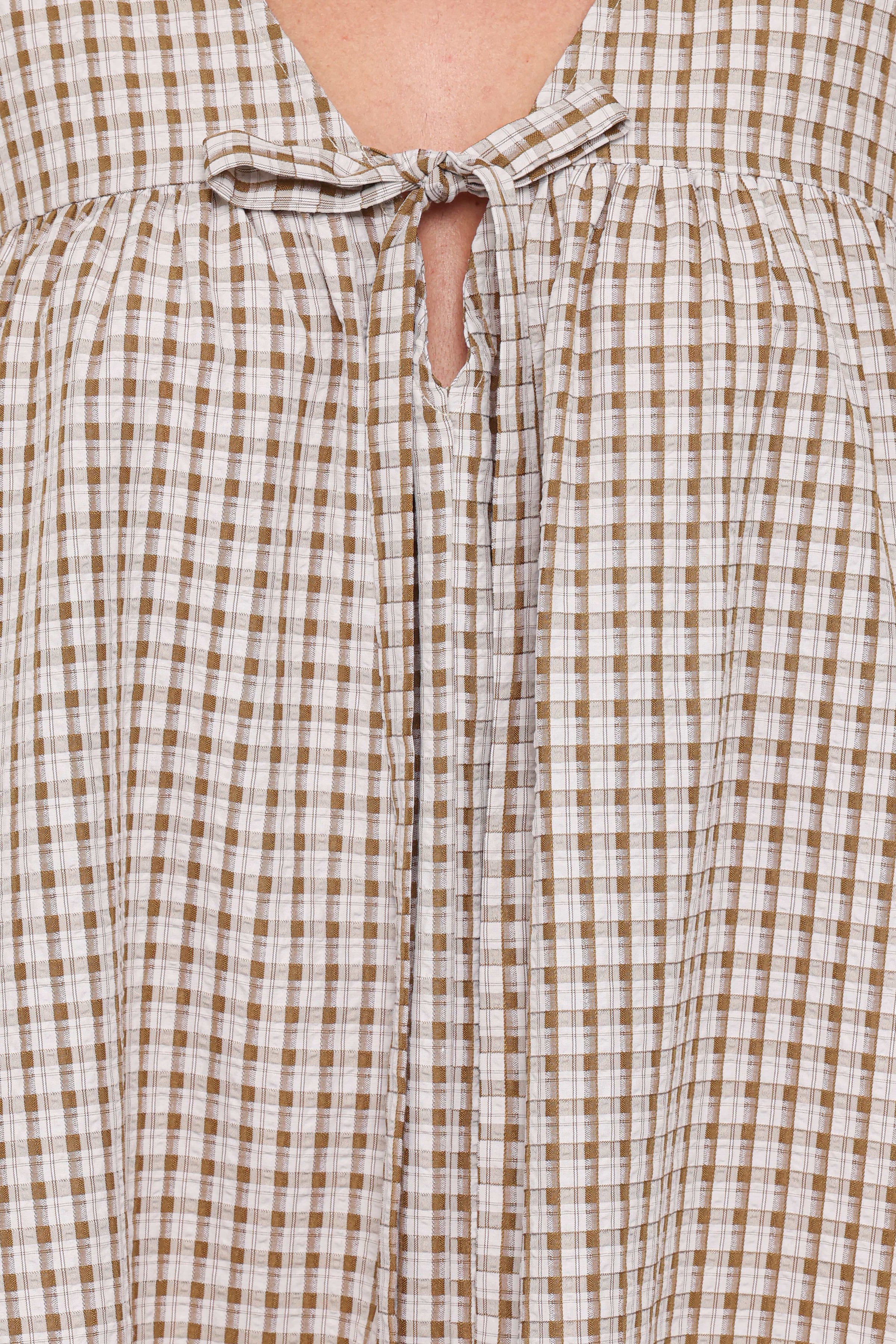 DRESSES Lynden Mini Dress - Green Gingham