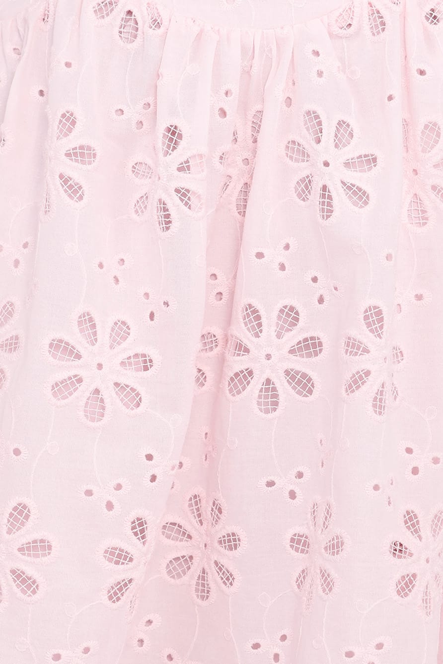 DRESSES Lynne Mini Dress - Pink Broderie