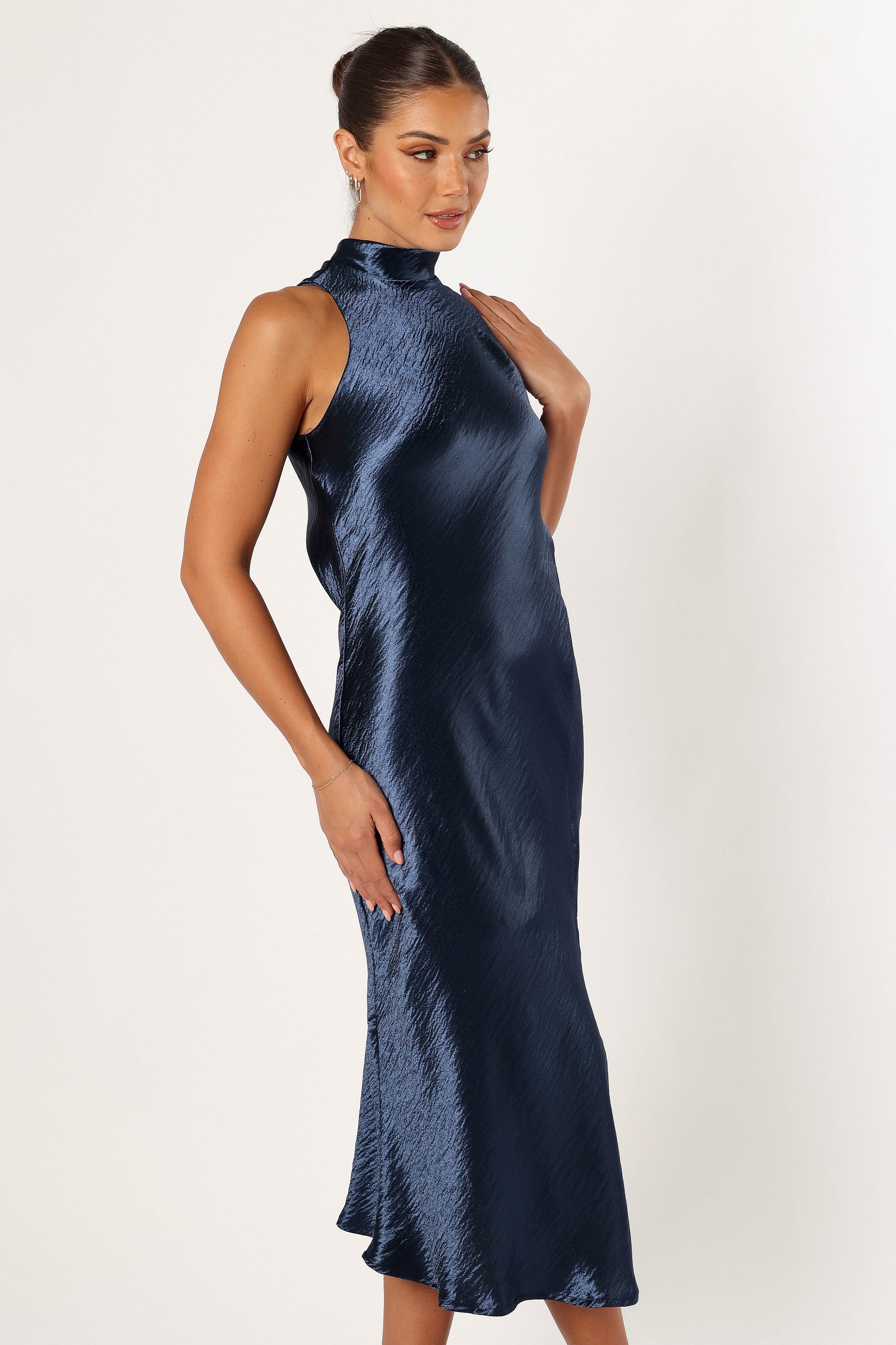 DRESSES @Macy Midi Dress - Blue