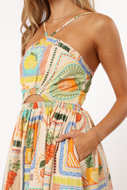 DRESSES @Madeira Maxi Dress - Agata Print (Hold for Euro Summer)