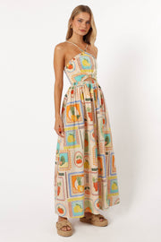 DRESSES @Madeira Maxi Dress - Agata Print (Hold for Euro Summer)