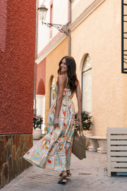 DRESSES @Madeira Maxi Dress - Agata Print (Hold for Euro Summer)