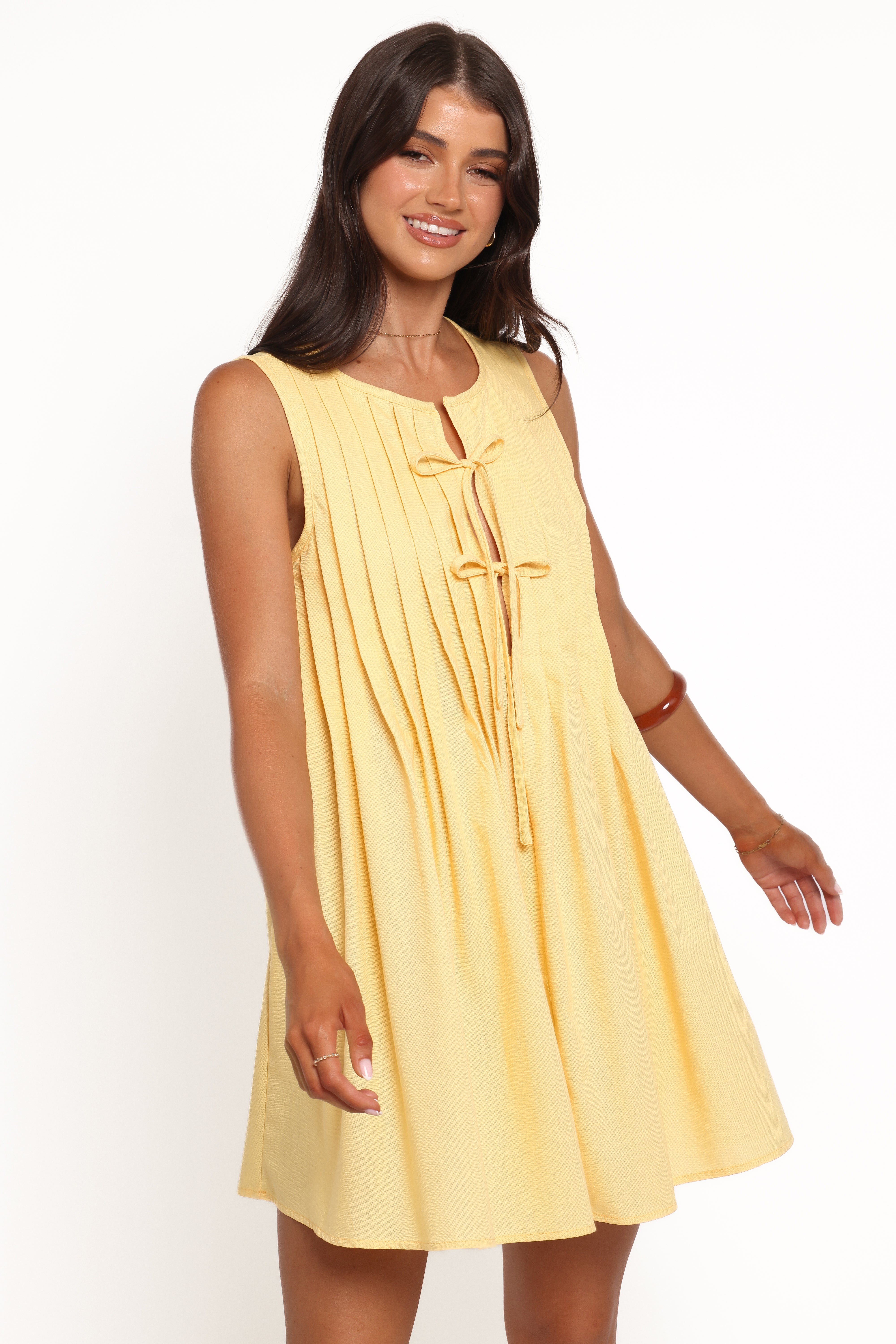 DRESSES Madeline Mini Dress - Butter Yellow