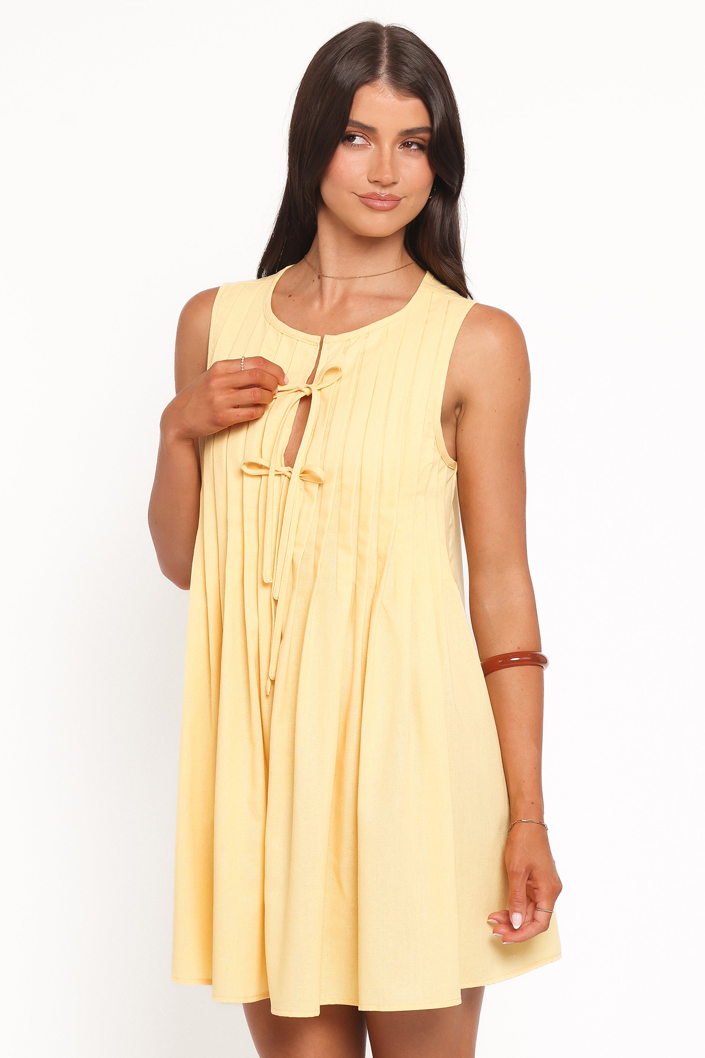 DRESSES Madeline Mini Dress - Butter Yellow