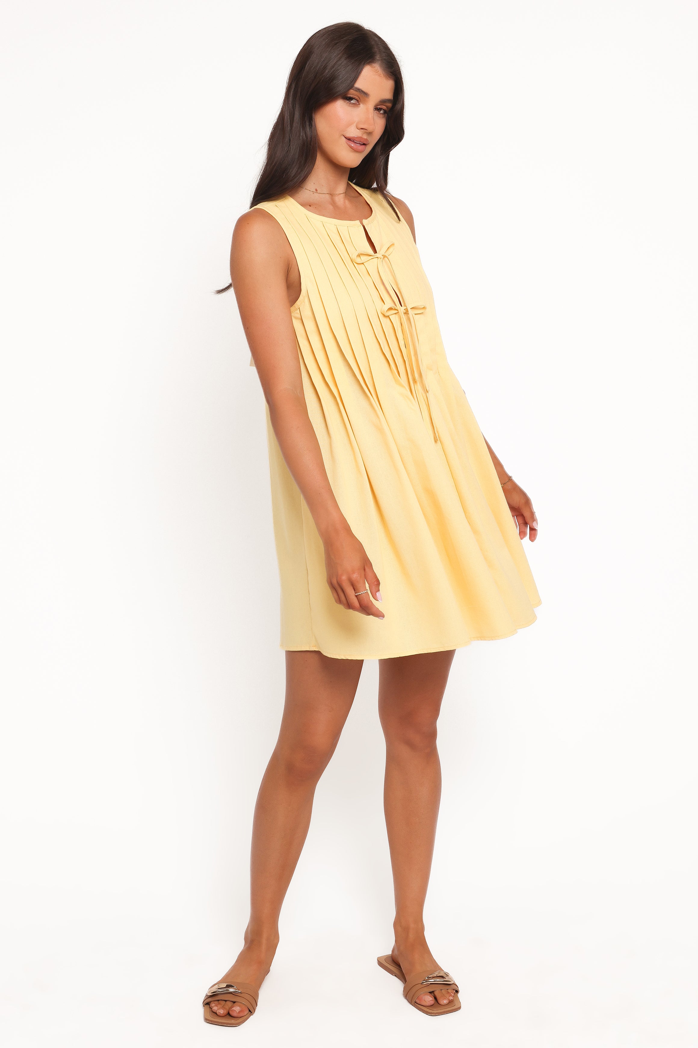 DRESSES Madeline Mini Dress - Butter Yellow
