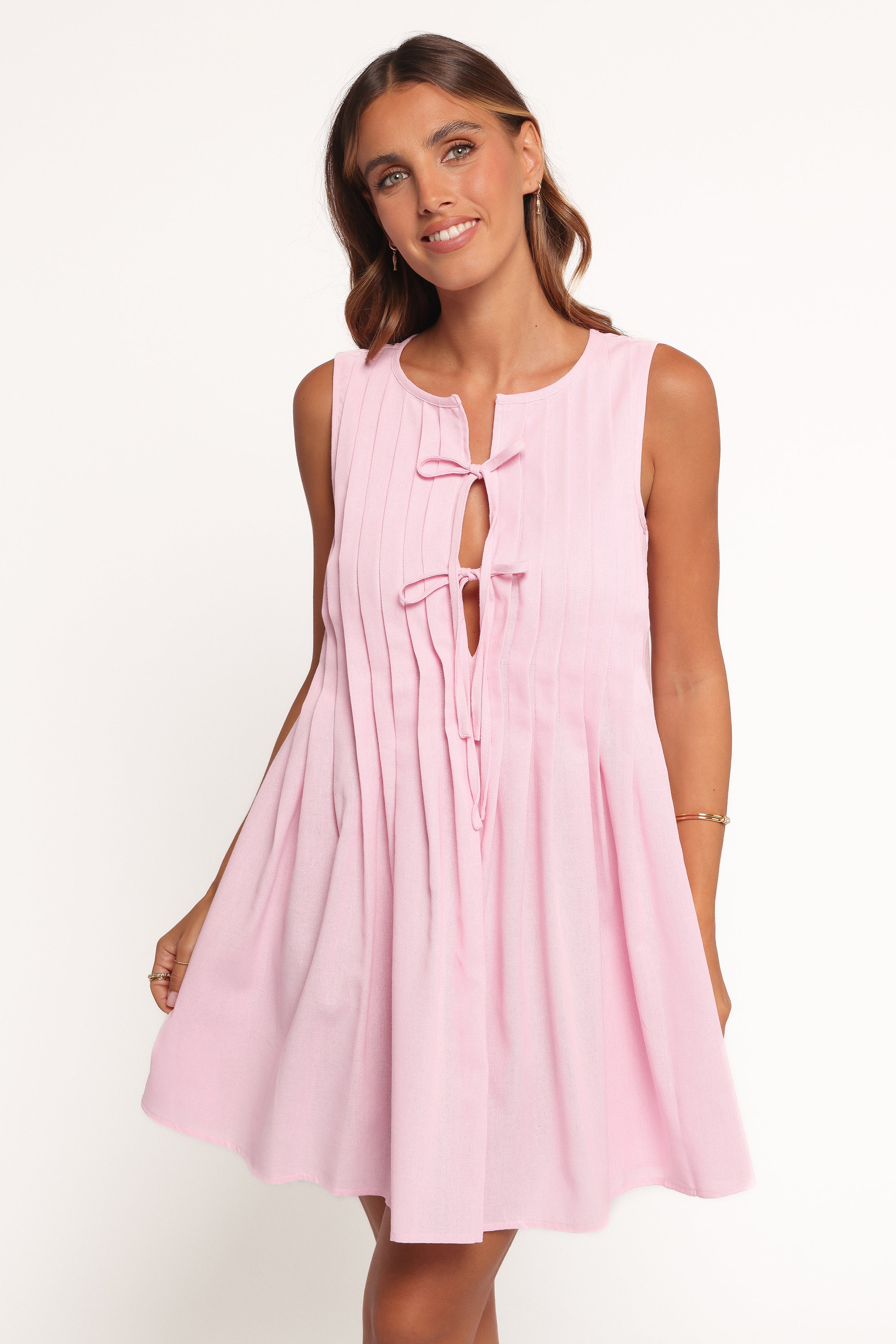 DRESSES Madeline Mini Dress - Pale Pink