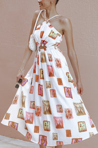 DRESSES Madi Maxi Dress - White Multi