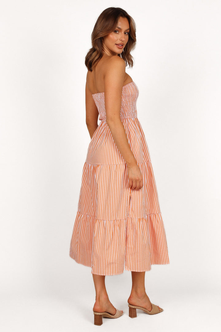 Pala Silk Mini Dress Blood Orange