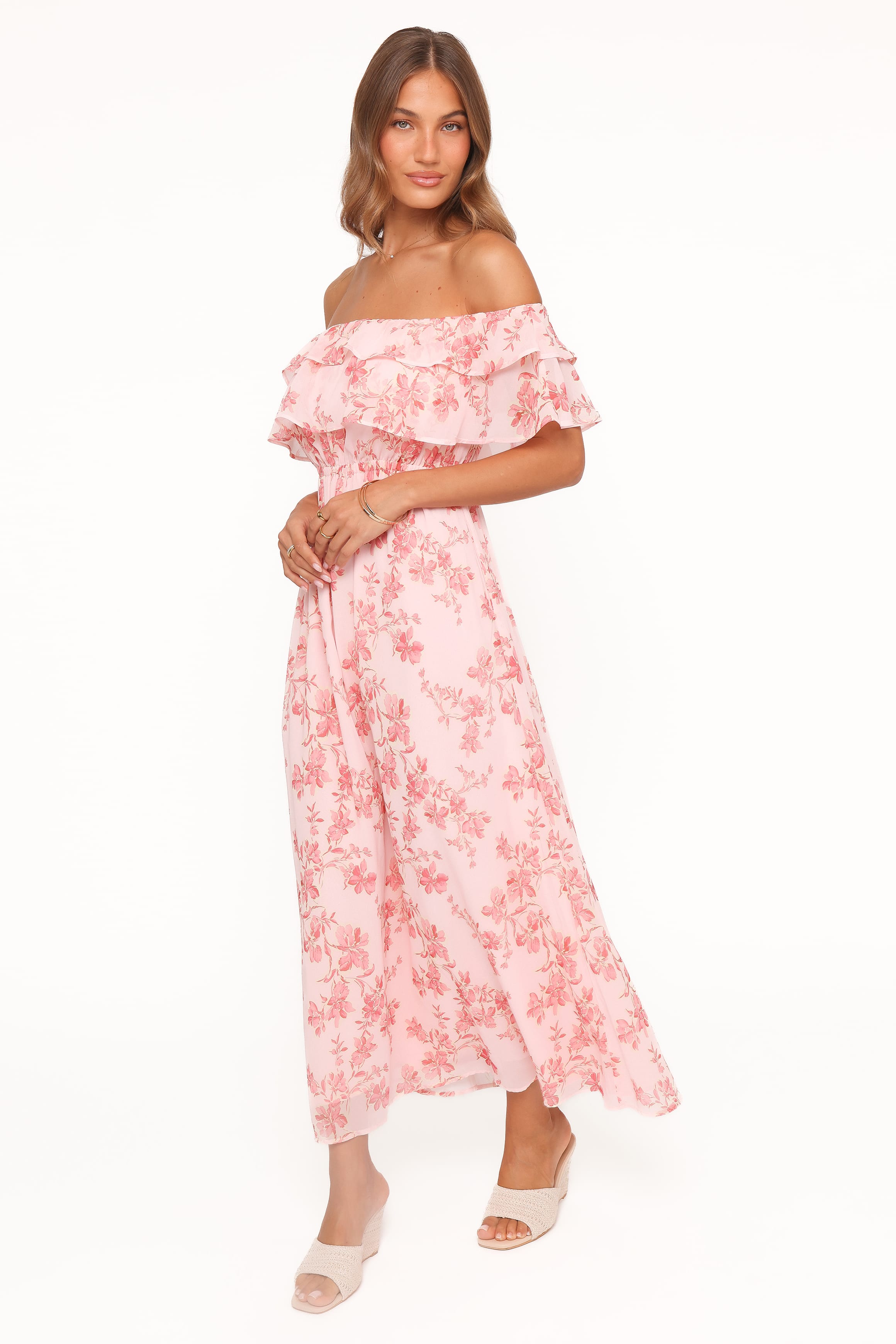 DRESSES Majesty Maxi Dress - Rose Pink Floral