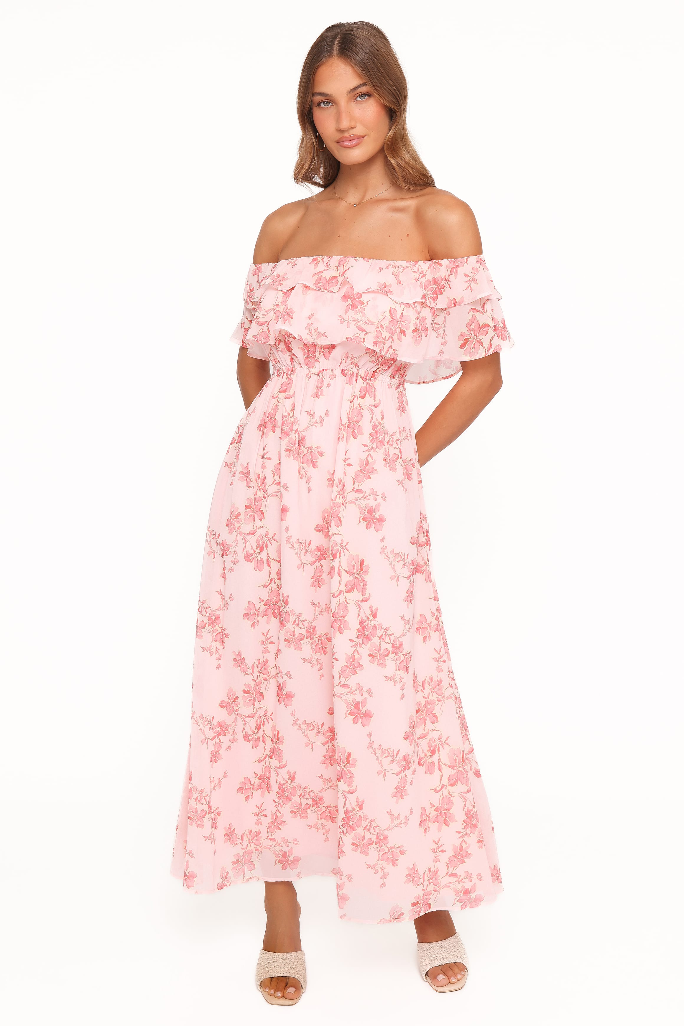 DRESSES Majesty Maxi Dress - Rose Pink Floral