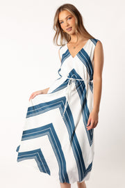 DRESSES @Maloney Midi Dress - Stripe