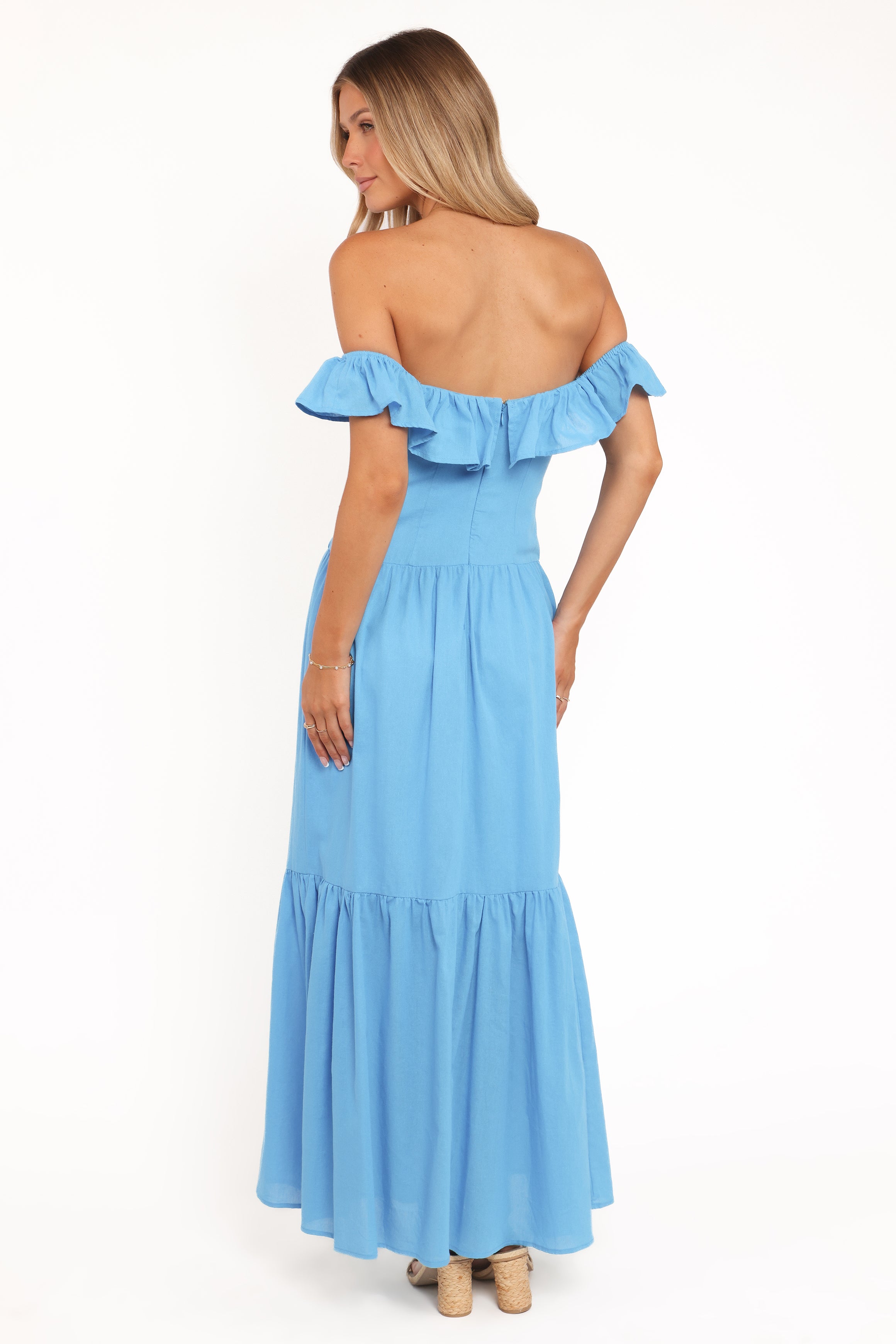 DRESSES Malta Off Shoulder Maxi Dress - Cobalt