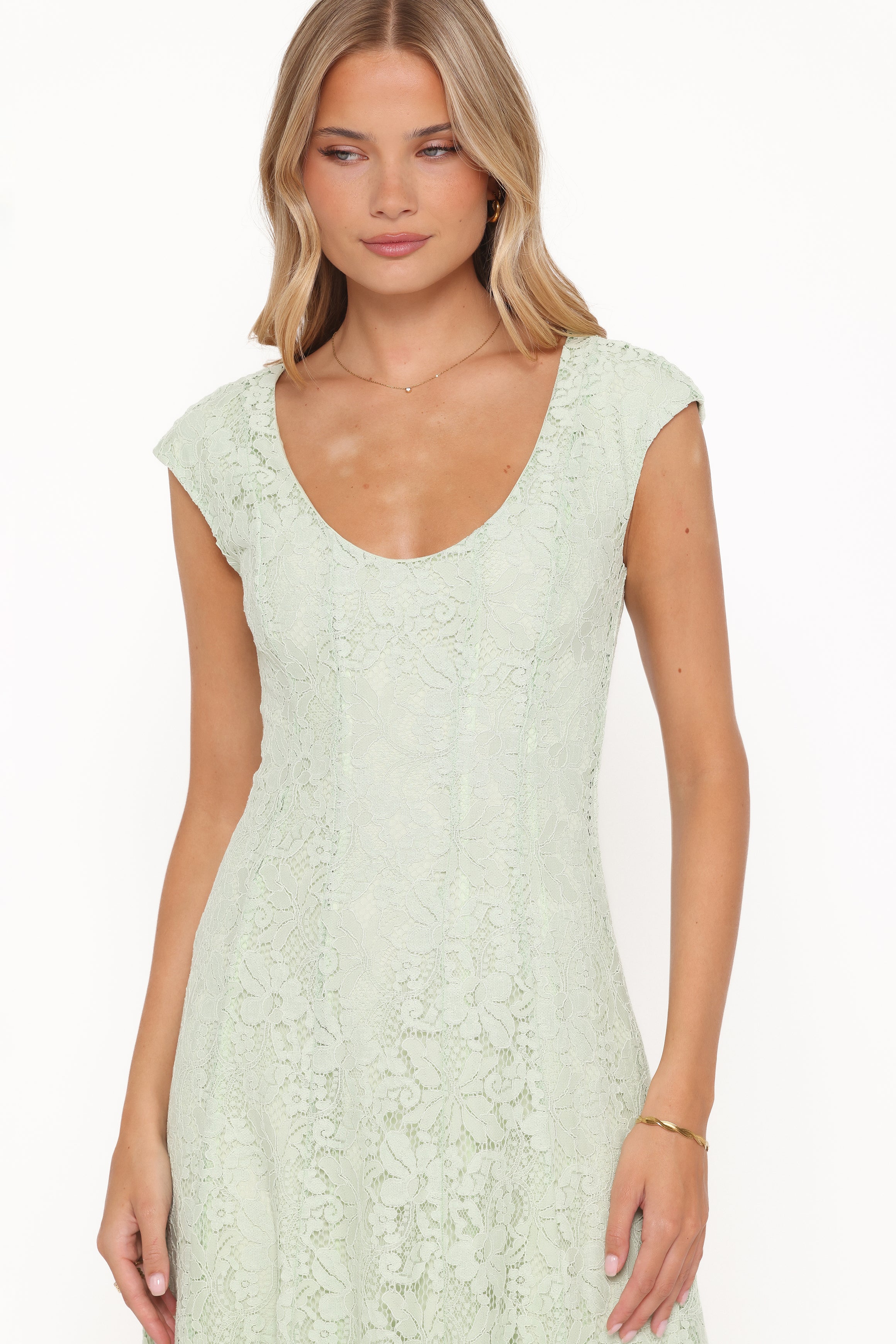 DRESSES Mapleton Maxi Dress - Sage Green Lace
