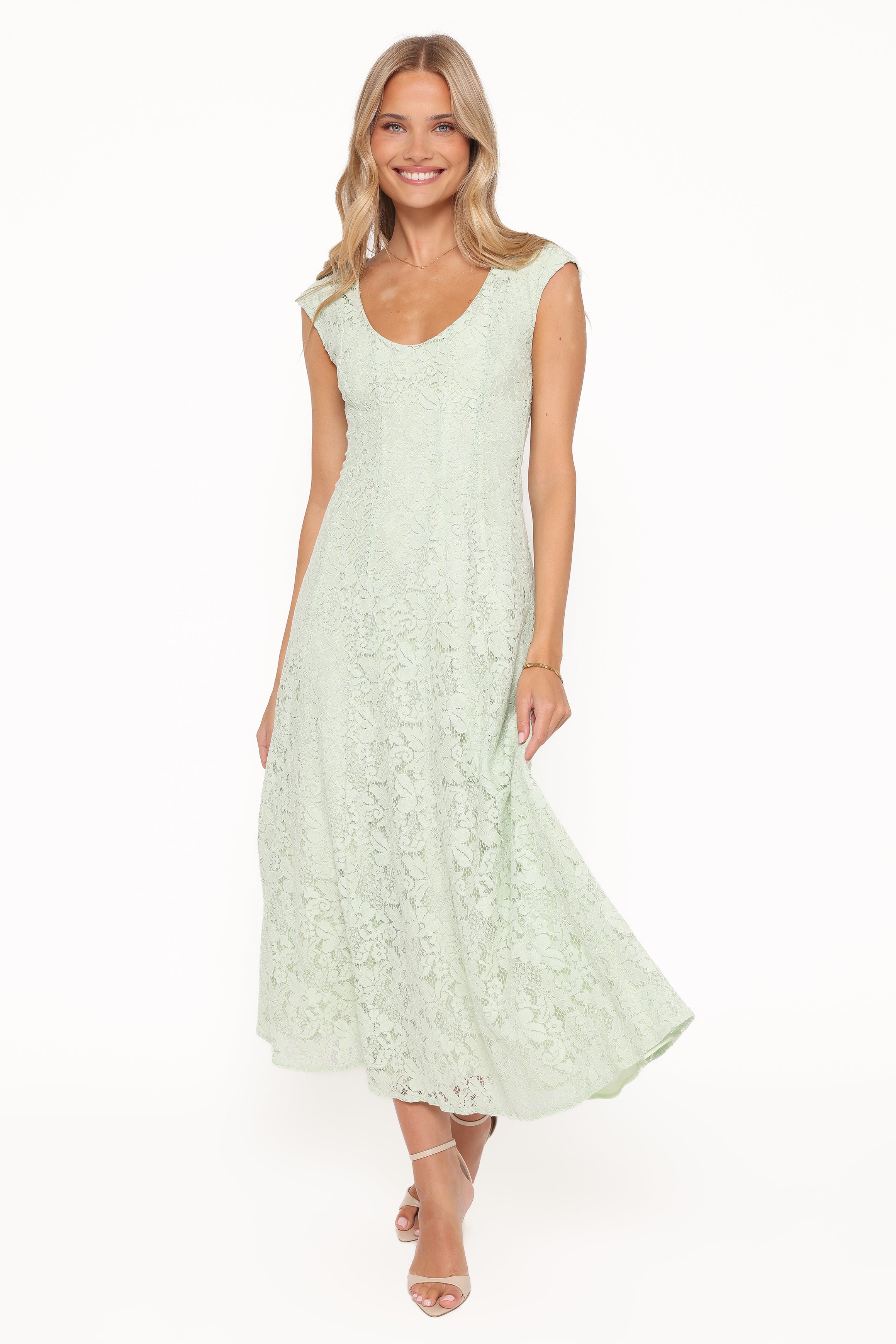 DRESSES Mapleton Maxi Dress - Sage Green Lace